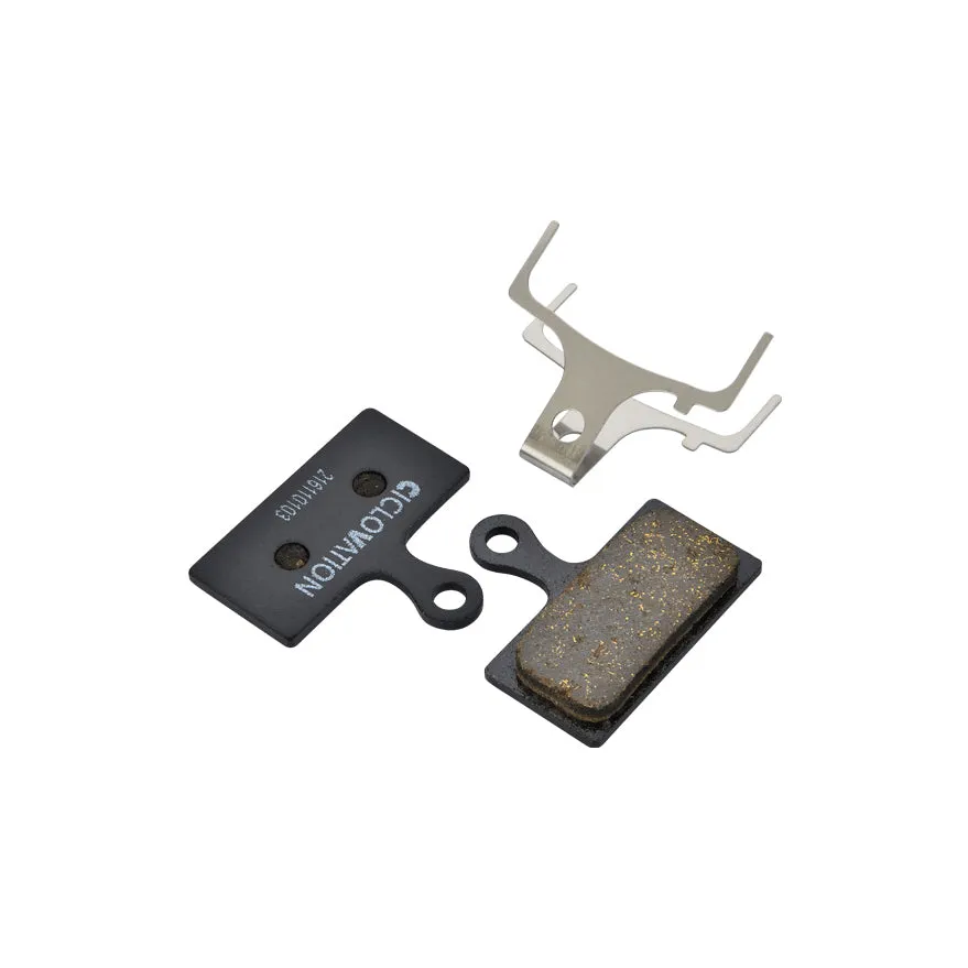 Ciclovation Disc Brake Pad Oraganic/Steel Backplate. Shimano G02A/G02S-XTR/Deore XT/SLX/Deore/Alfine