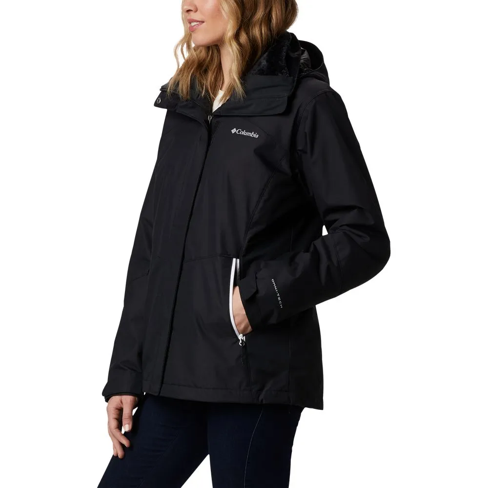 Columbia 1799243 Women's Bugaboo II Fleece Interchange Jacket, Black, 2X