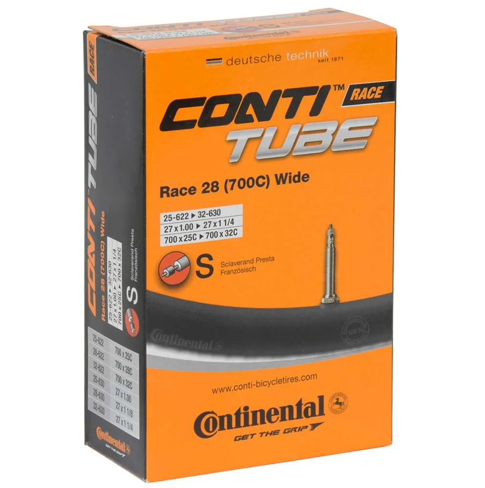 Continental Race 28 Wide Tubes