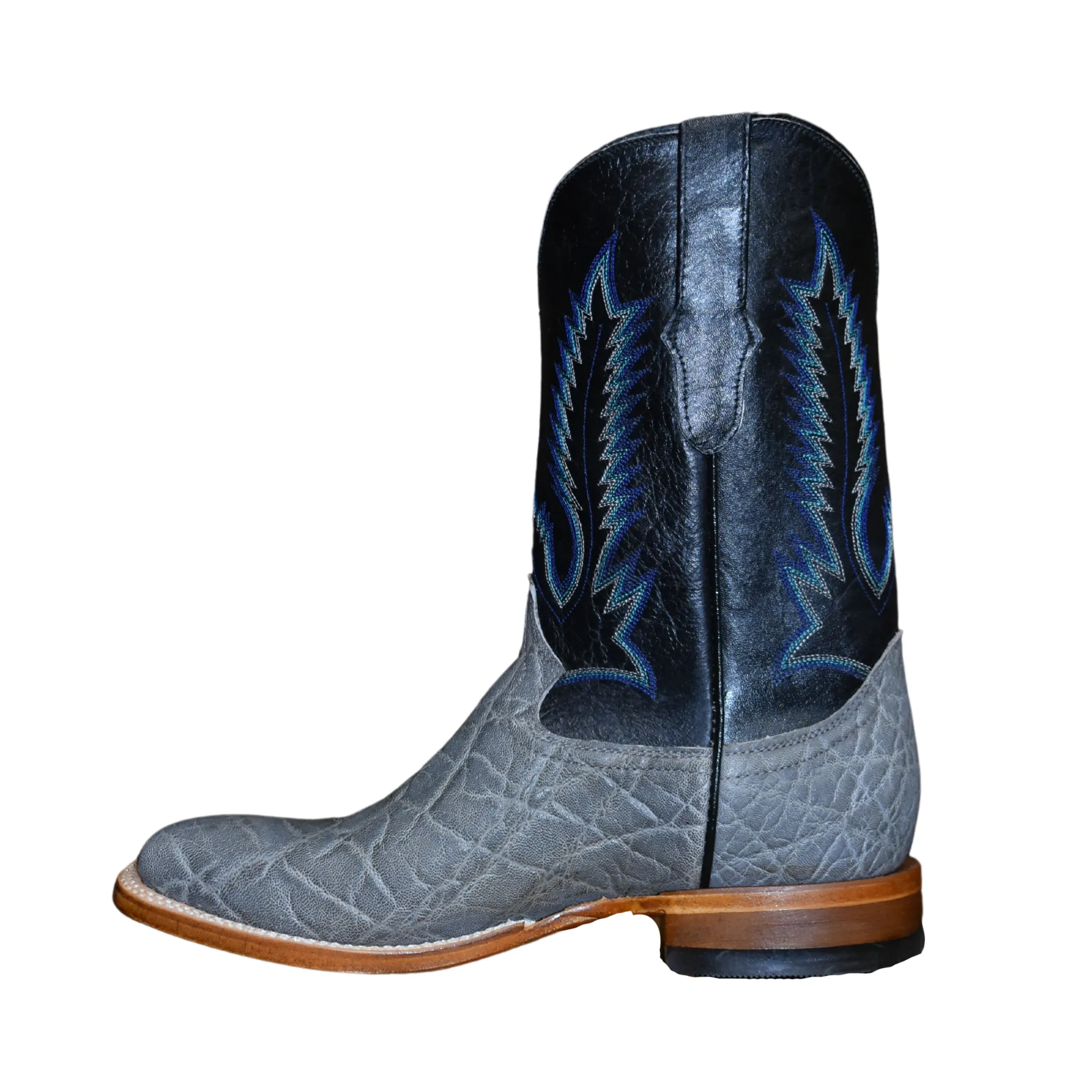 COWTOWN MEN'S GRAY ELEPHANT WESTERN BOOT - Q834