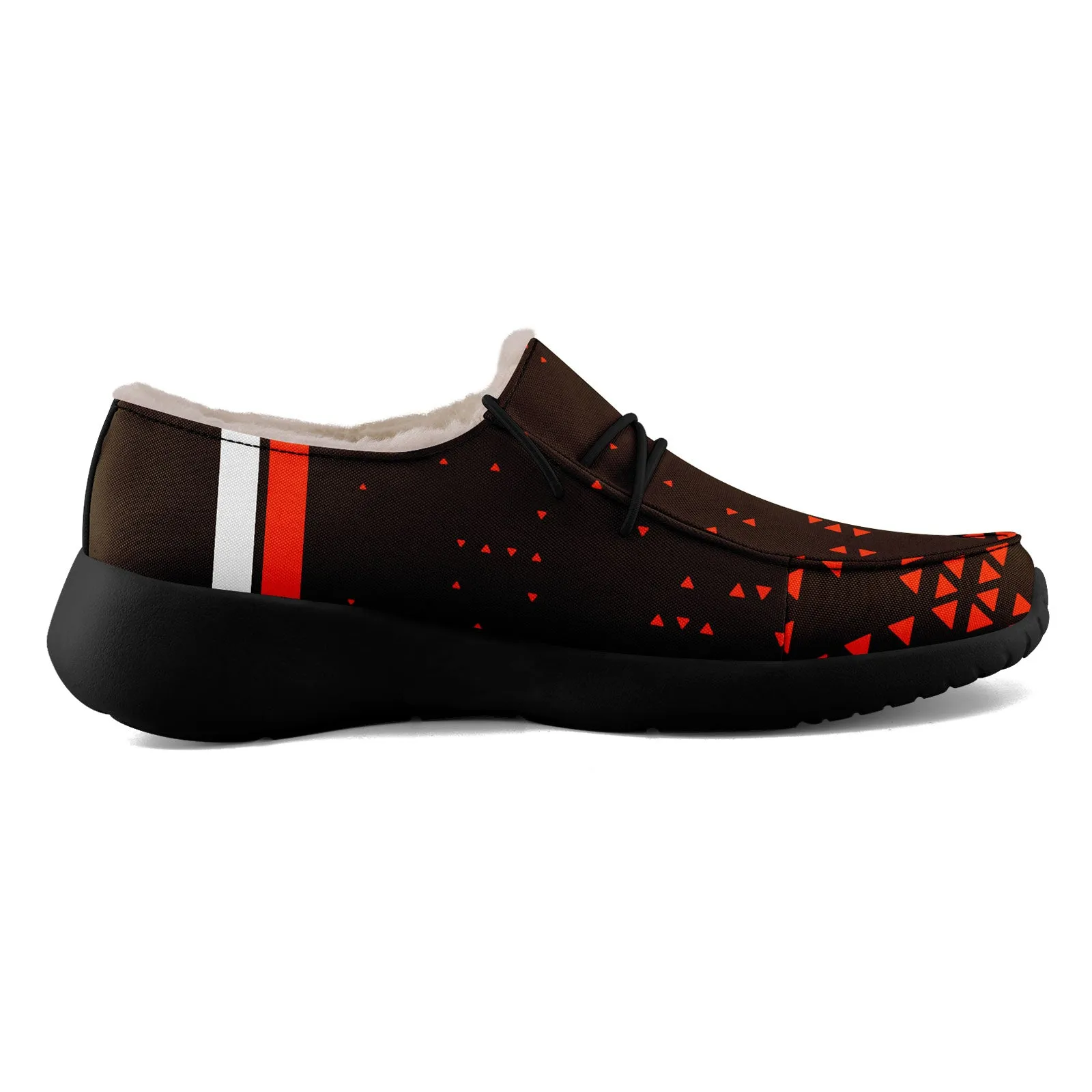 Custom Black Orange Cleveland Shoes Personalized Sneaker FN042-D020279-8