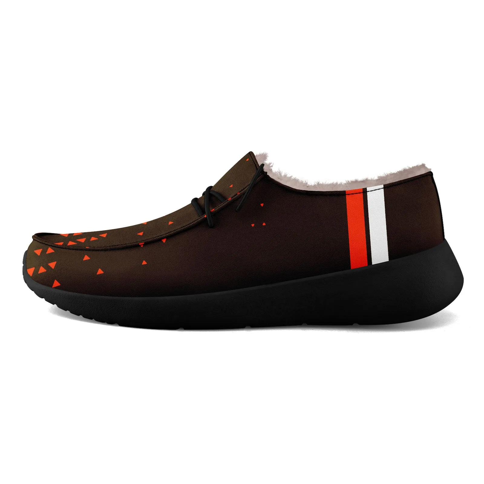 Custom Black Orange Cleveland Shoes Personalized Sneaker FN042-D020279-8