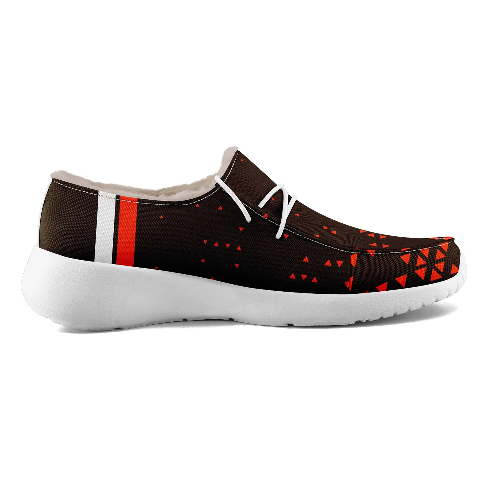 Custom Black Orange Cleveland Shoes Personalized Sneaker FN042-D020279-8