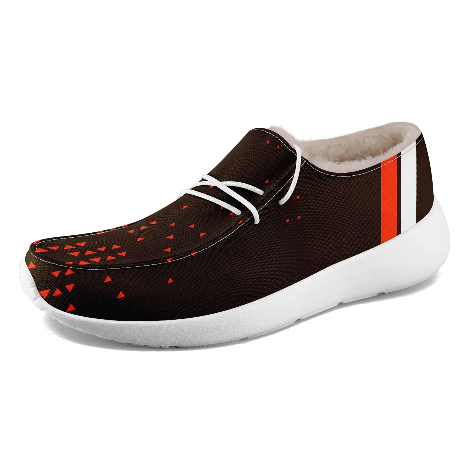 Custom Black Orange Cleveland Shoes Personalized Sneaker FN042-D020279-8