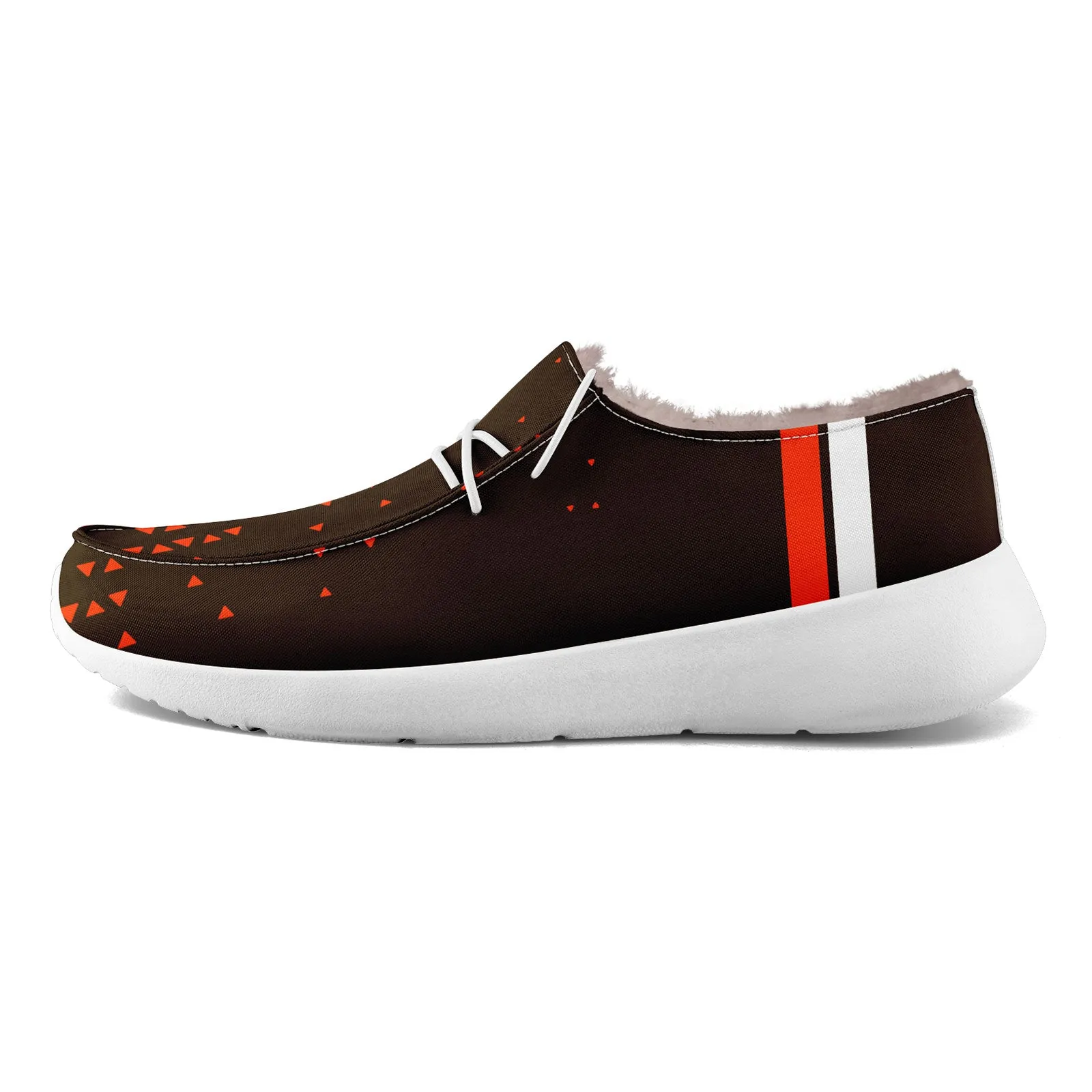 Custom Black Orange Cleveland Shoes Personalized Sneaker FN042-D020279-8