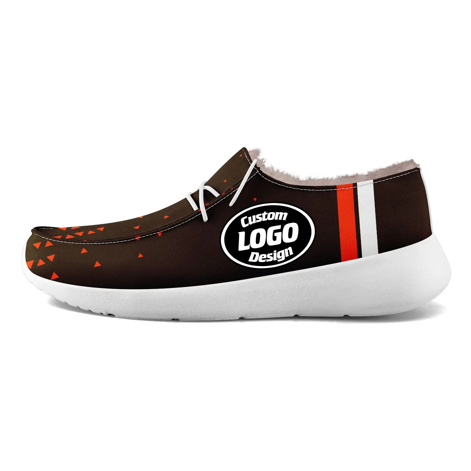 Custom Black Orange Cleveland Shoes Personalized Sneaker FN042-D020279-8