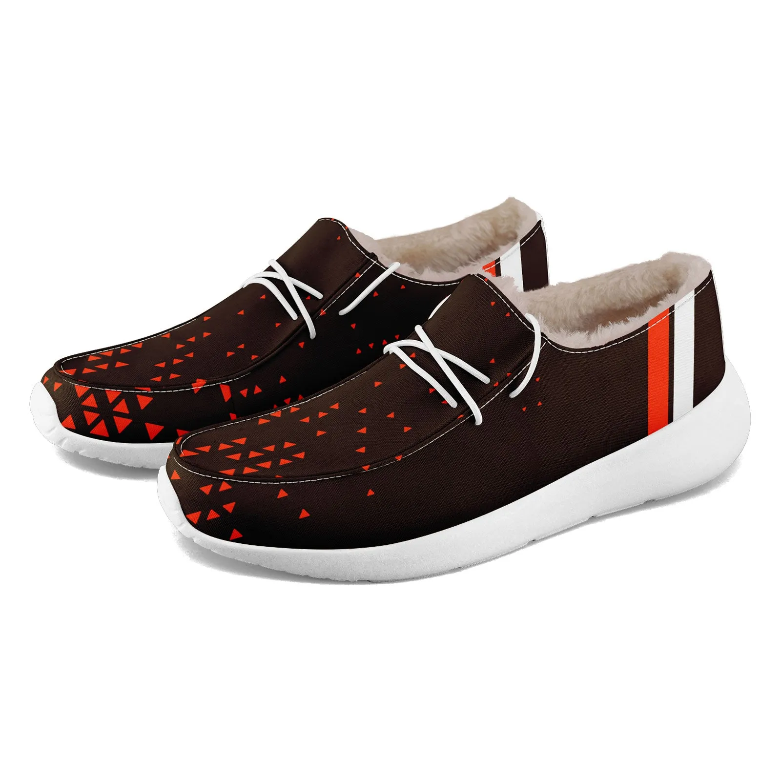 Custom Black Orange Cleveland Shoes Personalized Sneaker FN042-D020279-8