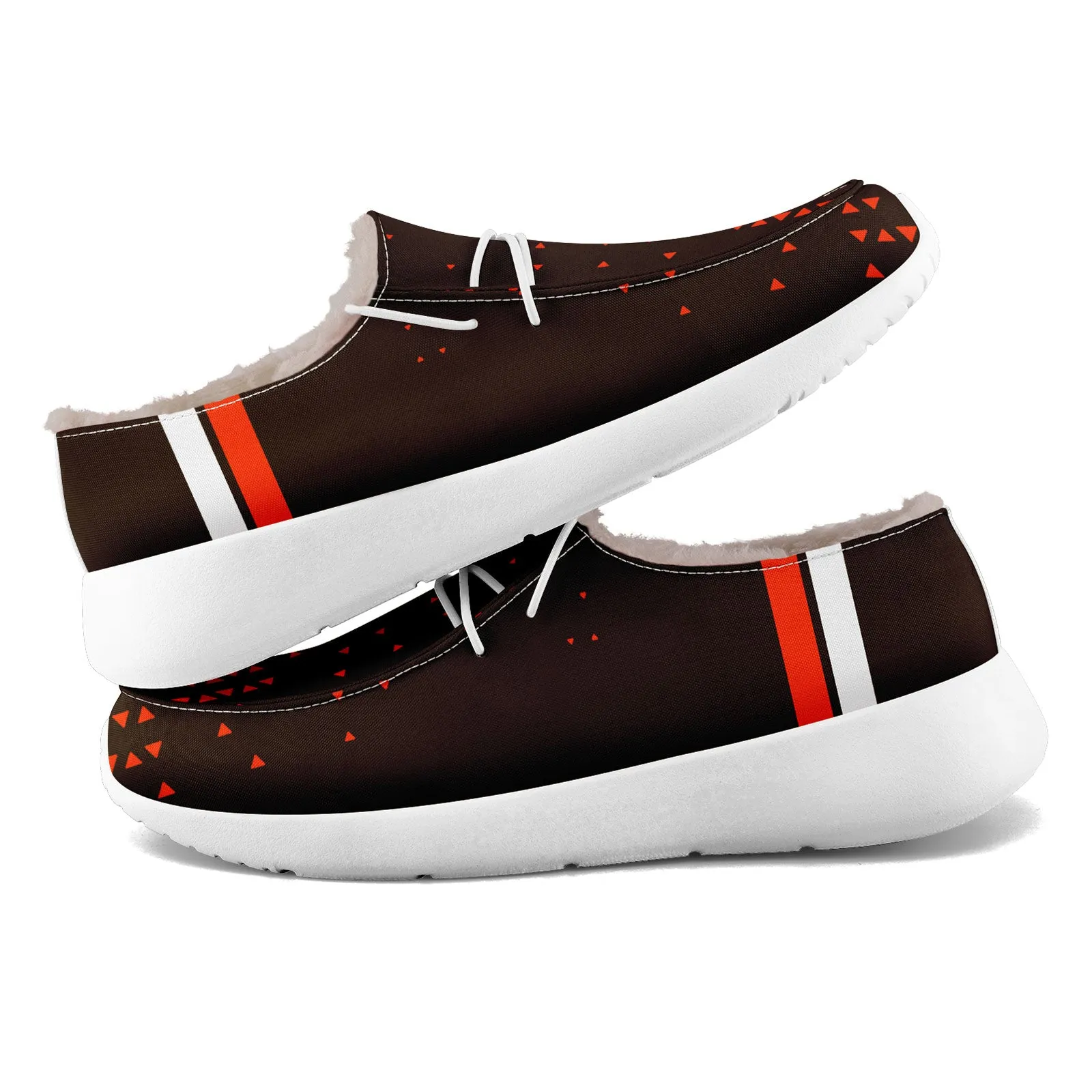 Custom Black Orange Cleveland Shoes Personalized Sneaker FN042-D020279-8