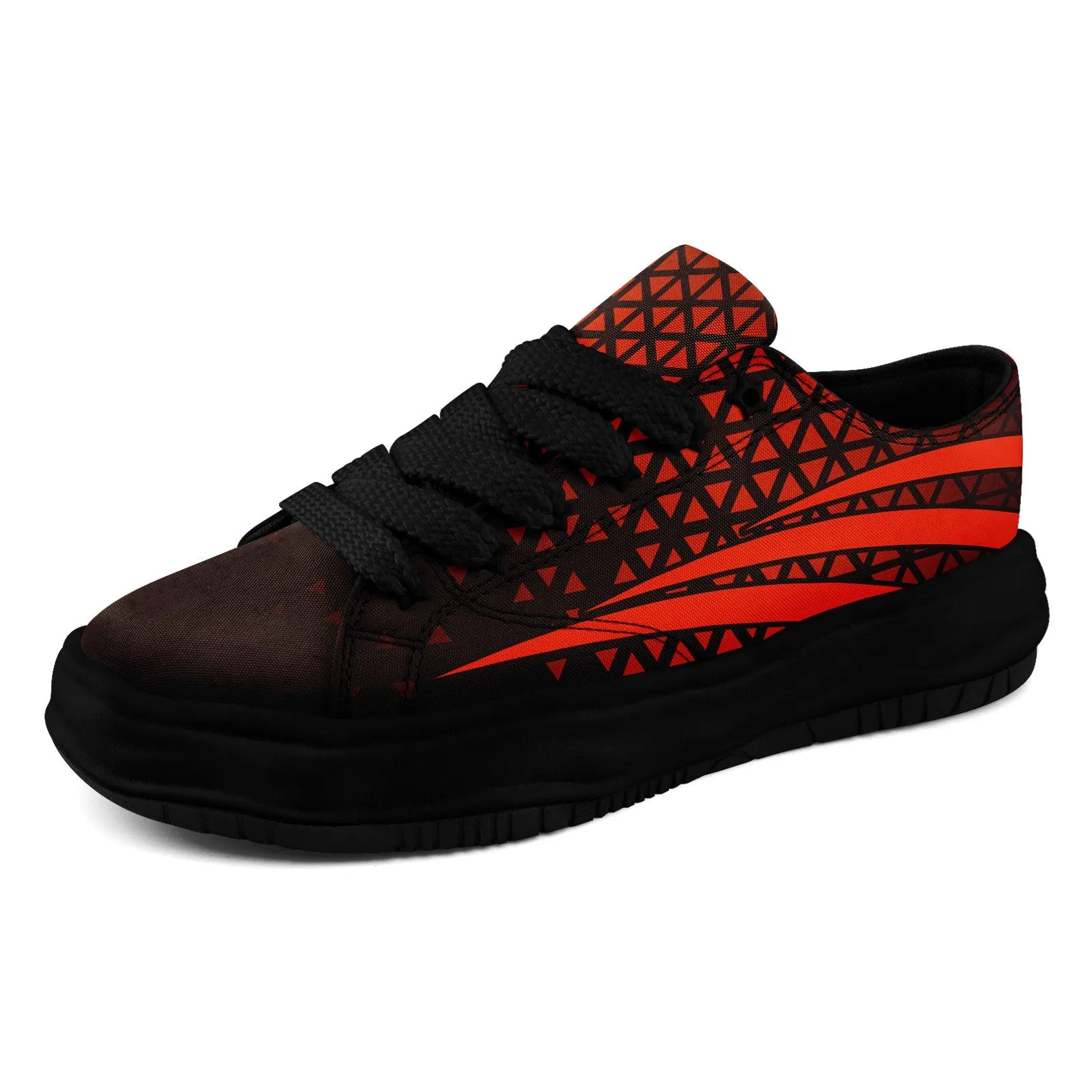 Custom Black Orange Ohio Shoes Personalized Sneaker FN038-D023003-8 Custom Online