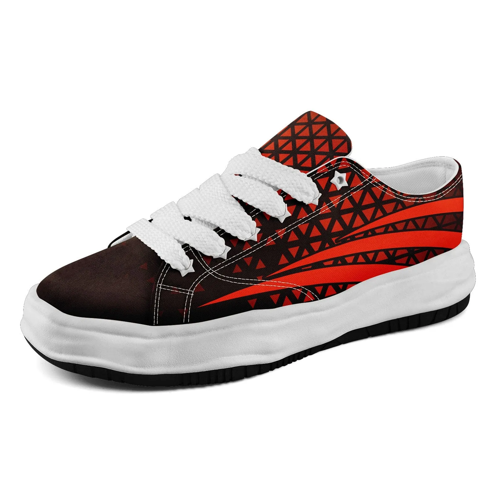 Custom Black Orange Ohio Shoes Personalized Sneaker FN038-D023003-8 Custom Online