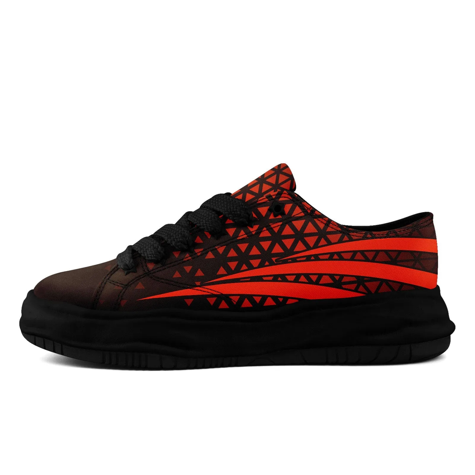 Custom Black Orange Ohio Shoes Personalized Sneaker FN038-D023003-8 Custom Online