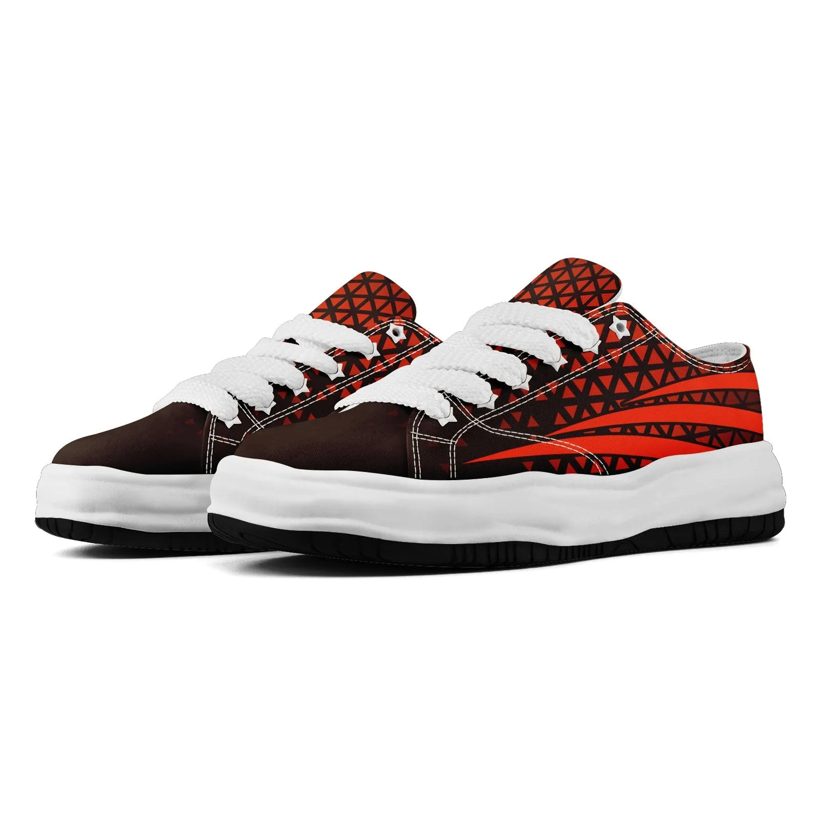 Custom Black Orange Ohio Shoes Personalized Sneaker FN038-D023003-8 Custom Online