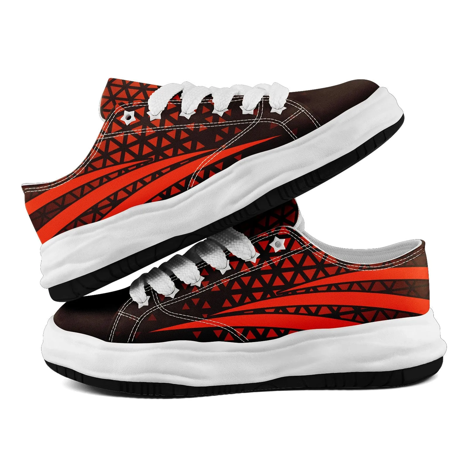 Custom Black Orange Ohio Shoes Personalized Sneaker FN038-D023003-8 Custom Online