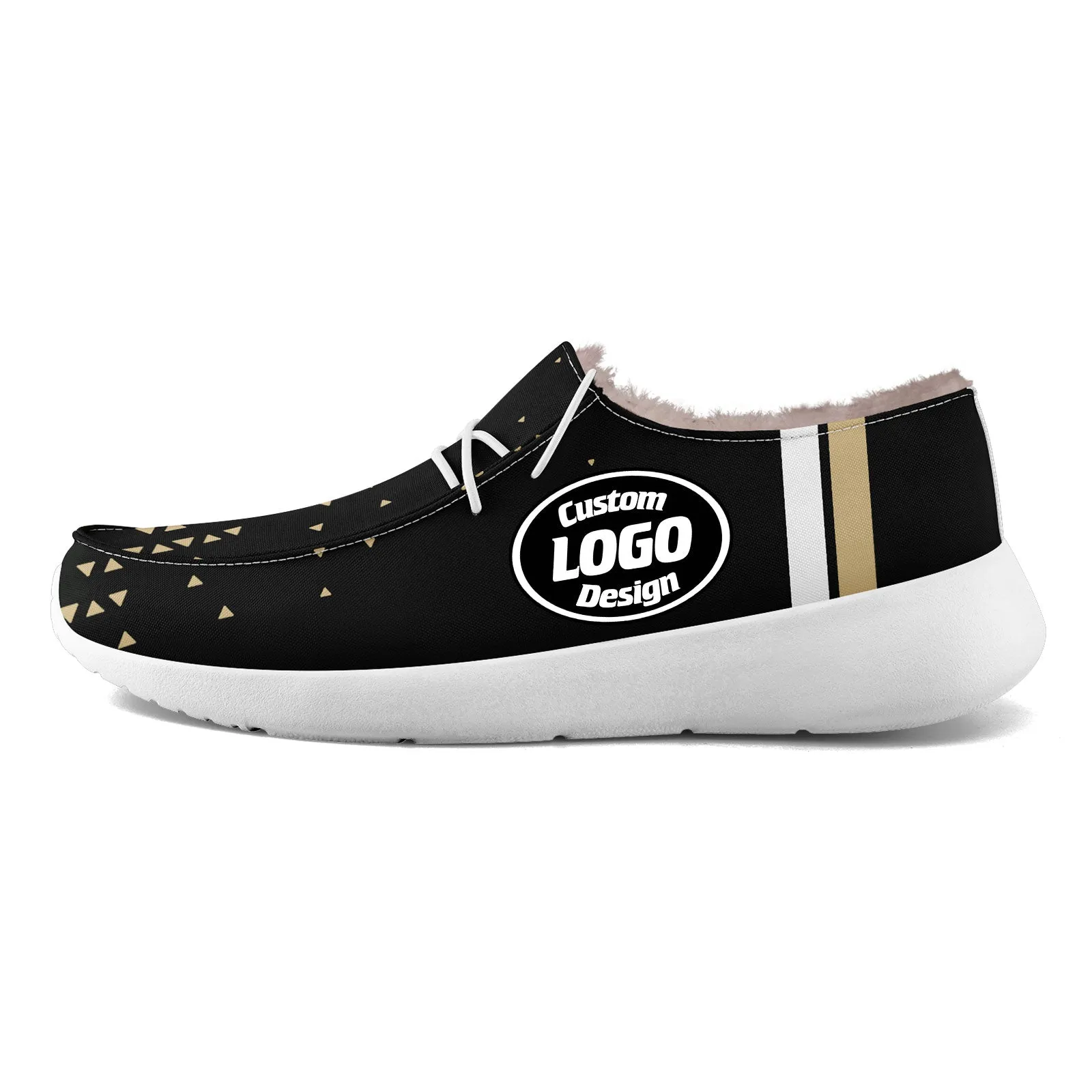 Custom Black Yellow New Orleans Shoes Personalized Sneaker FN042-D020279-19