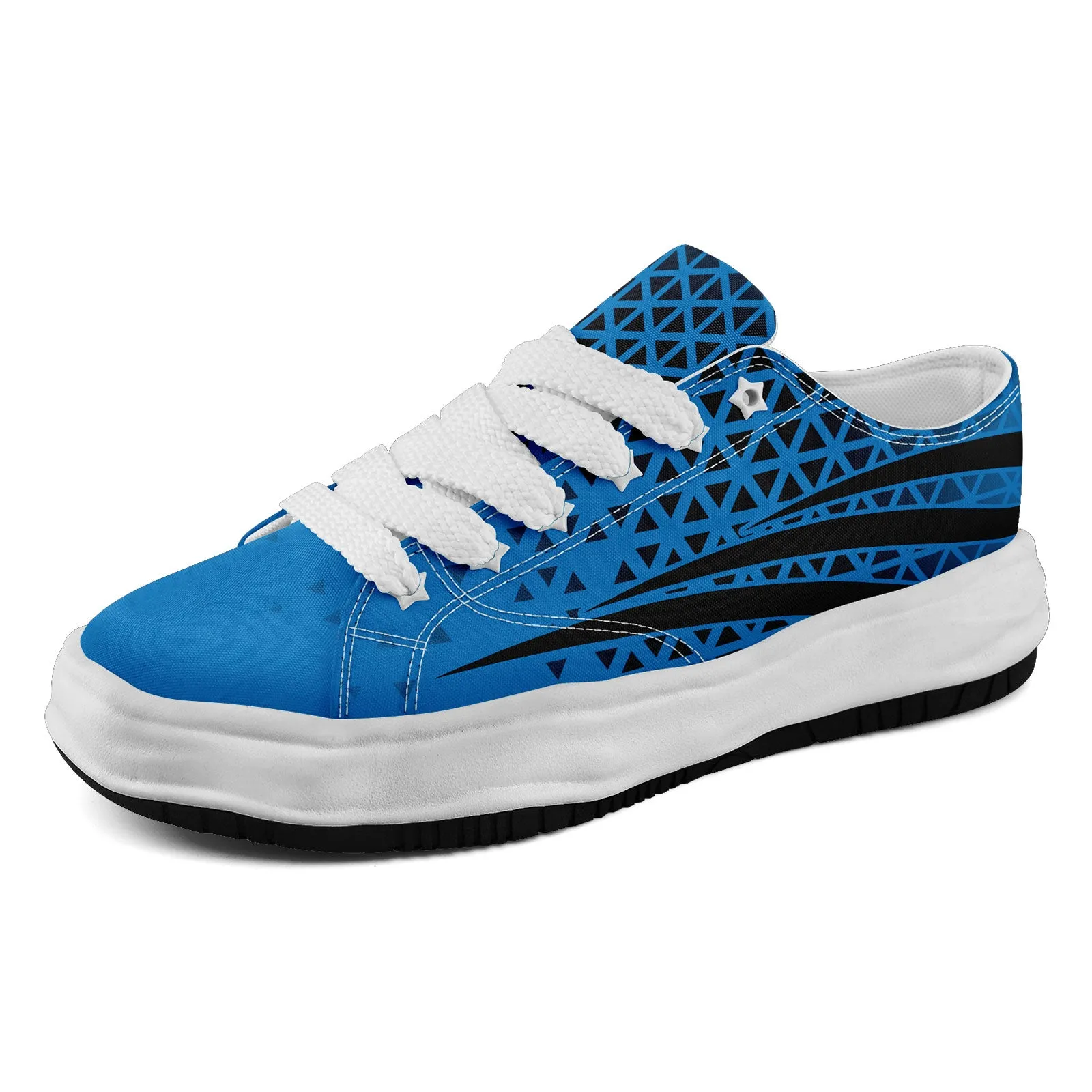 Custom Blue Black North Carolina Shoes Personalized Sneaker FN038-D023003-5