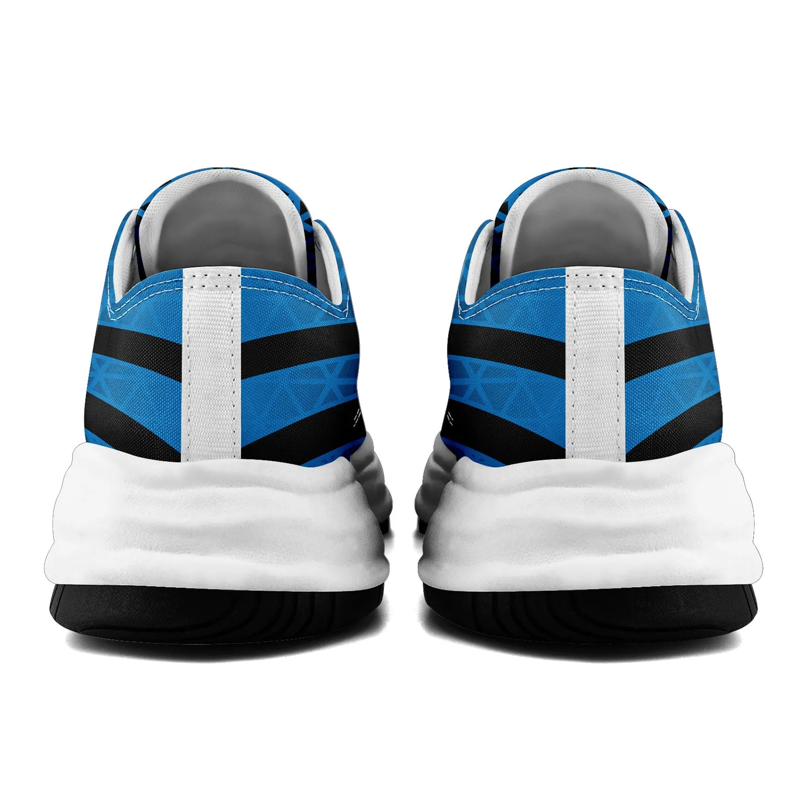 Custom Blue Black North Carolina Shoes Personalized Sneaker FN038-D023003-5