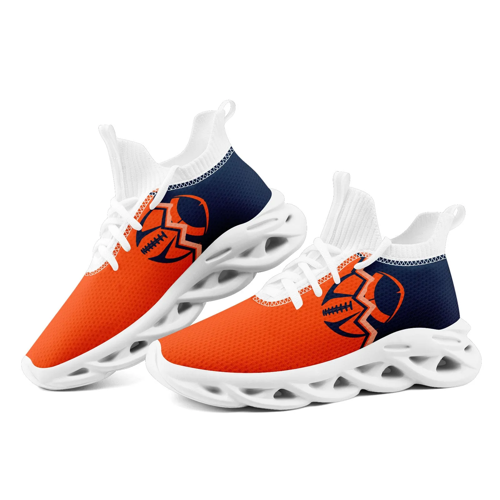 Custom Blue Orange Colorado Maxsoul Shoes Personalized Sneaker FN030A-D028017-21