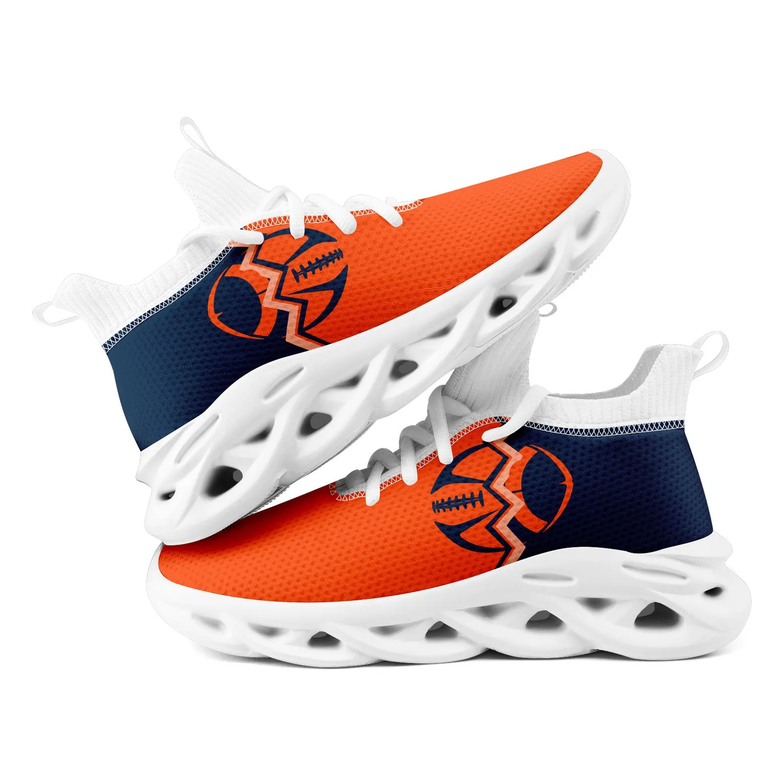 Custom Blue Orange Colorado Maxsoul Shoes Personalized Sneaker FN030A-D028017-21