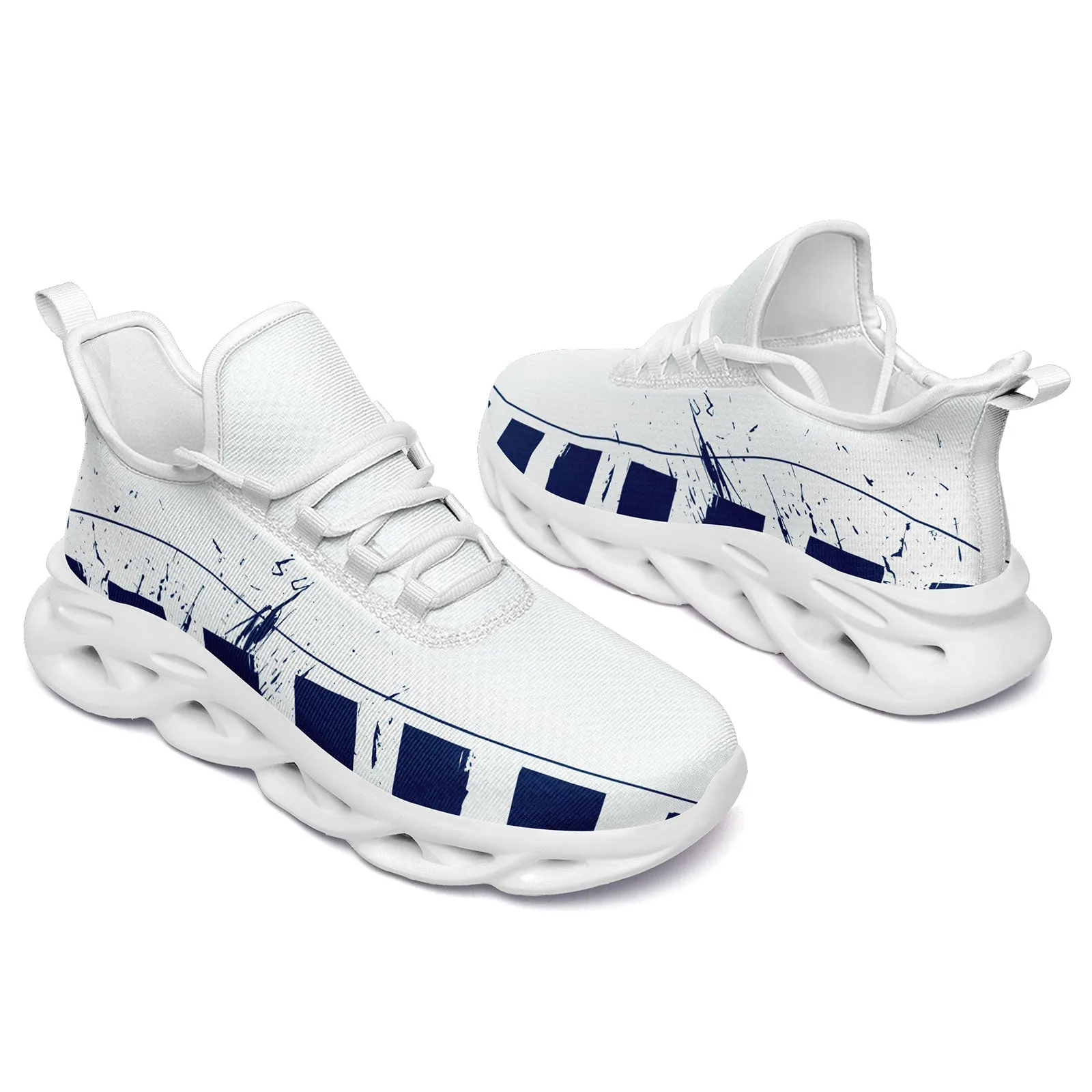 Custom Blue White Indianapolis Maxsoul Shoes Personalized Sneaker FN003-D020260-14