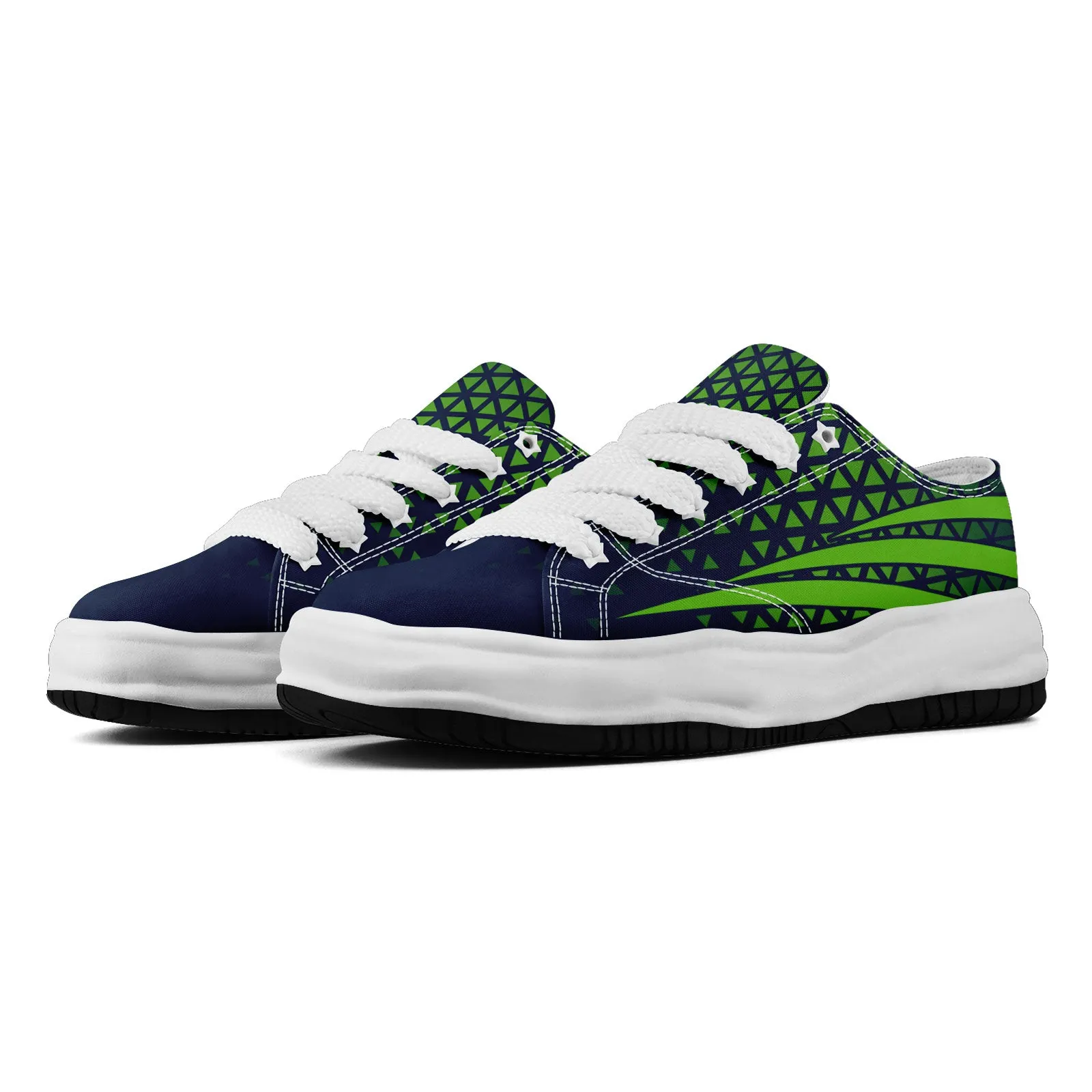 Custom Blue White Washington Shoes Personalized Sneaker FN038-D023003-27