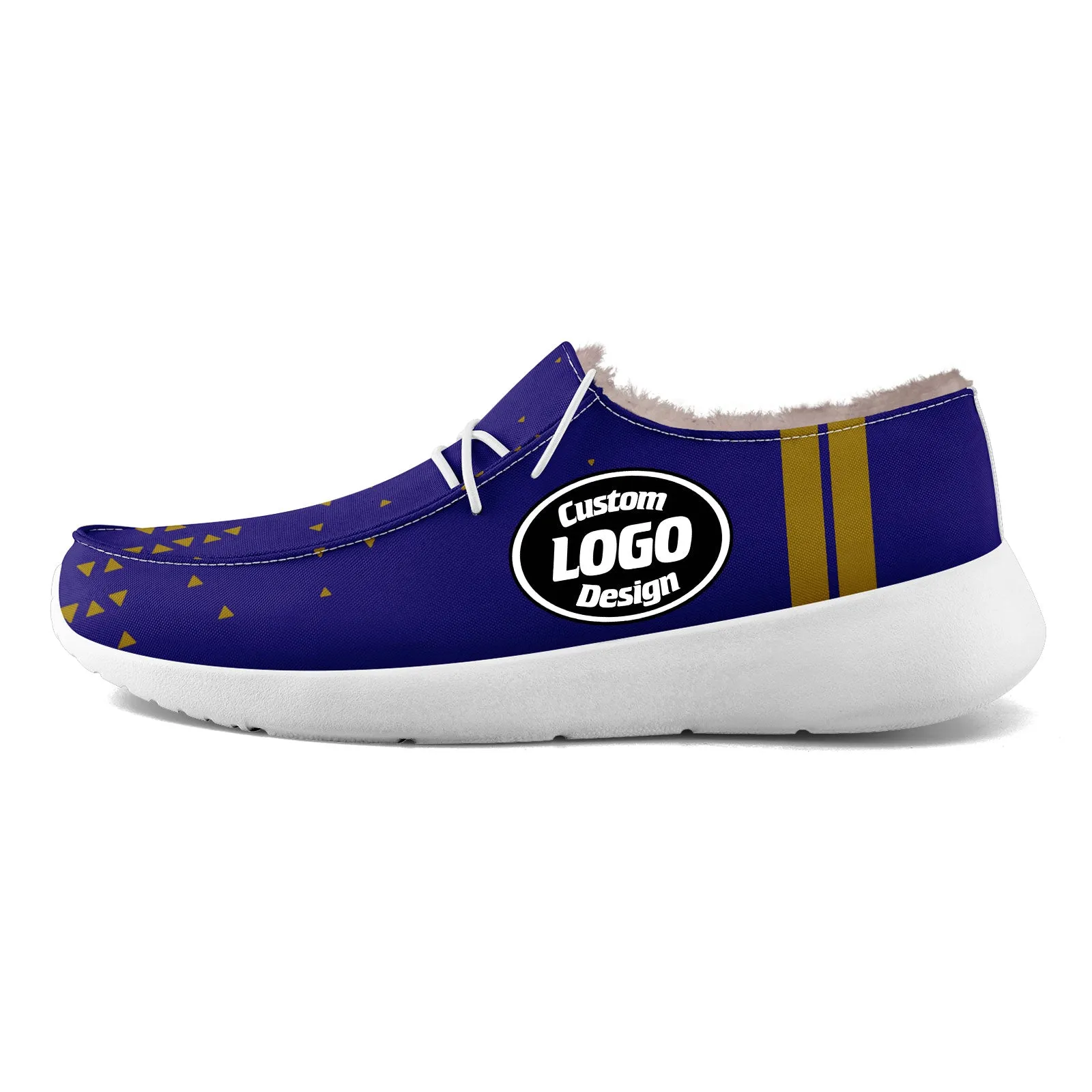 Custom Blue Yellow Baltimore Shoes Personalized Sneaker FN042-D020279-2