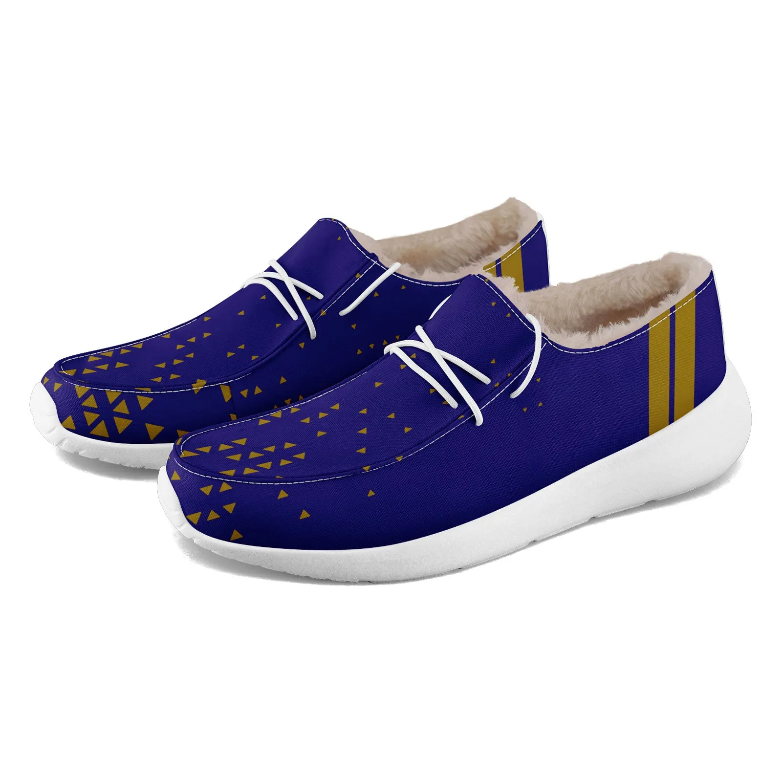 Custom Blue Yellow Baltimore Shoes Personalized Sneaker FN042-D020279-2