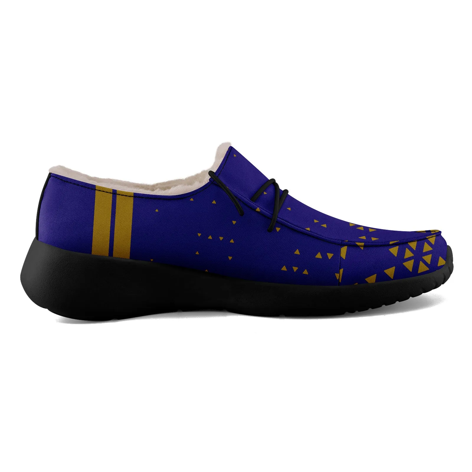 Custom Blue Yellow Baltimore Shoes Personalized Sneaker FN042-D020279-2