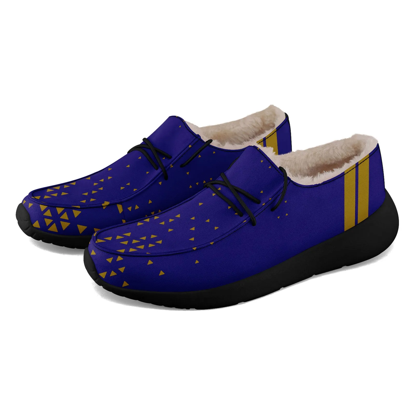 Custom Blue Yellow Baltimore Shoes Personalized Sneaker FN042-D020279-2