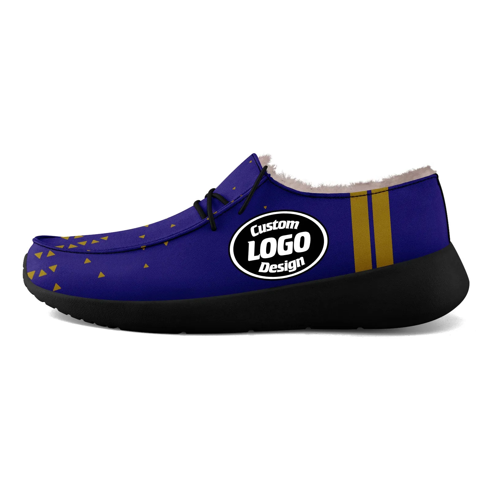 Custom Blue Yellow Baltimore Shoes Personalized Sneaker FN042-D020279-2