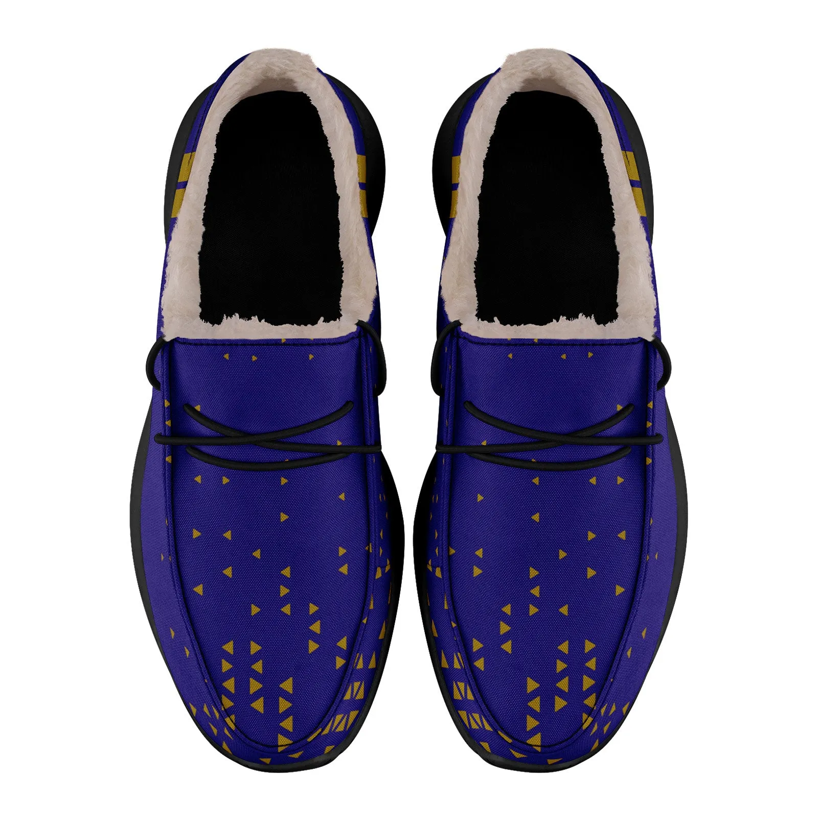 Custom Blue Yellow Baltimore Shoes Personalized Sneaker FN042-D020279-2