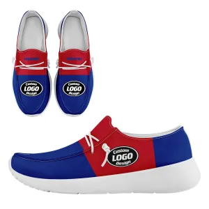 Custom Buffalo Blue Red Shoes Personalized Sneaker FN018-D020278-4