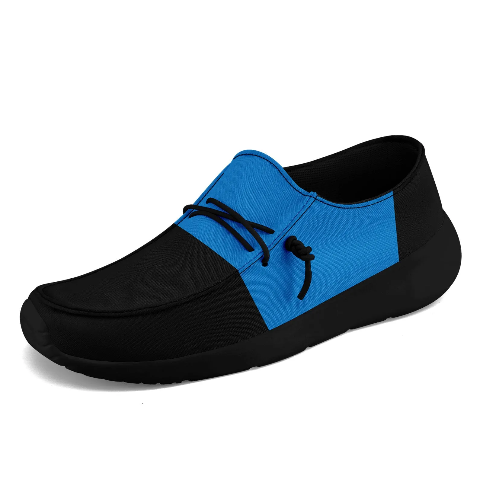 Custom Carolina Black Blue Shoes Personalized Sneaker FN018-D020278-5