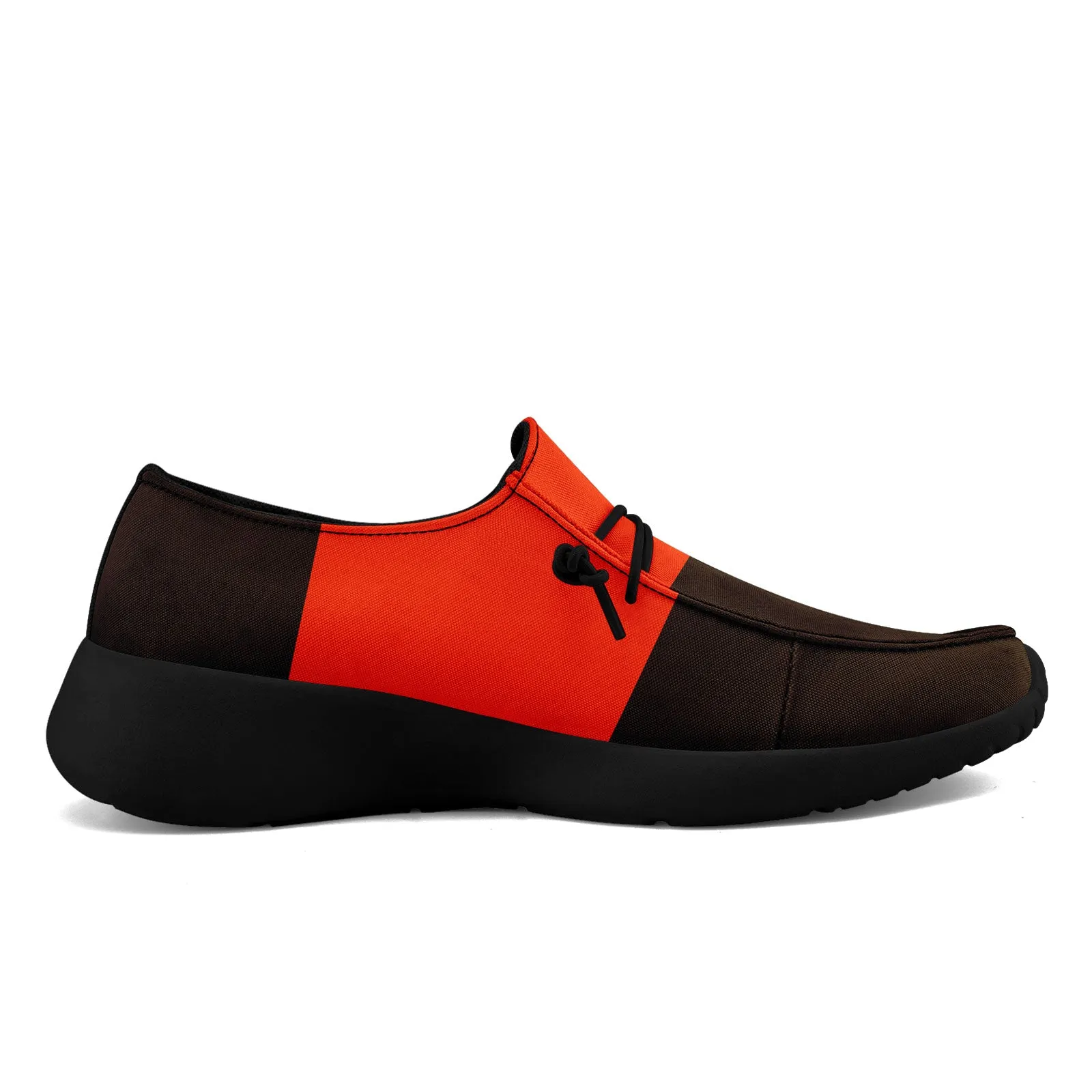 Custom Cleveland Brown Orange Shoes Personalized Sneaker FN018-D020278-8