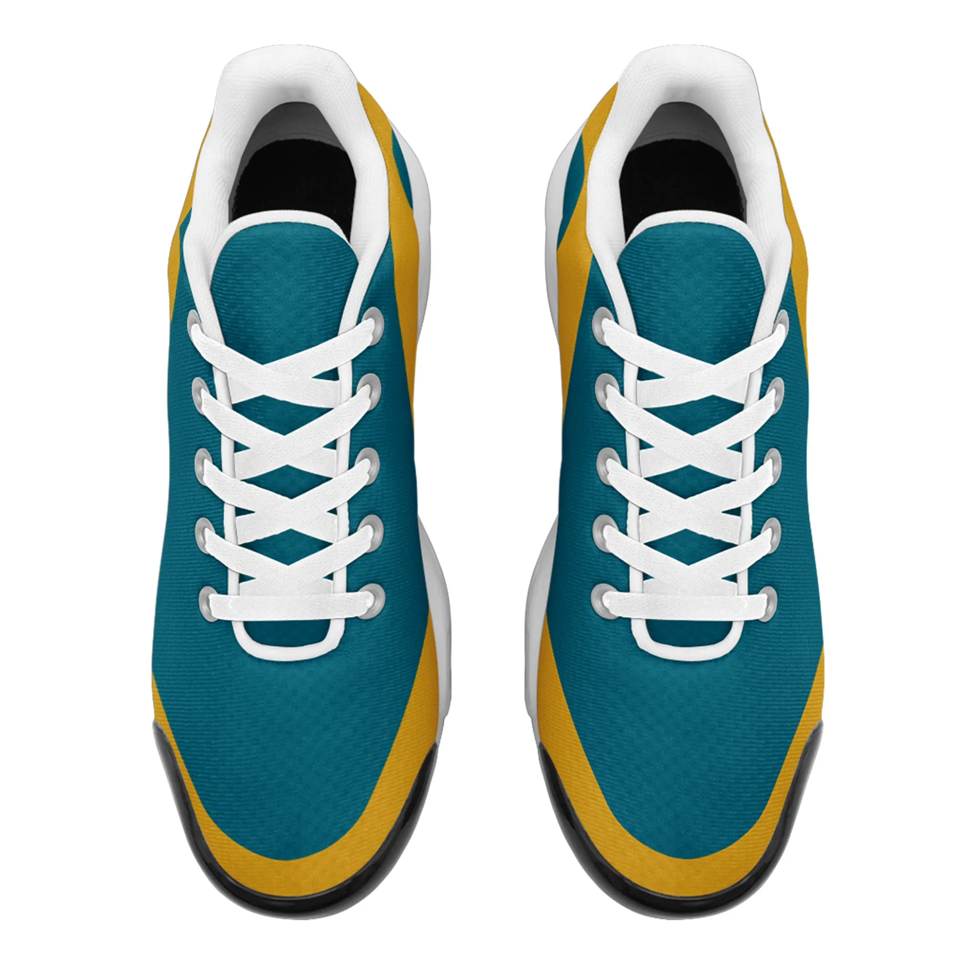 Custom Cyan Yellow TN Shoes Personalized Sneakers TN-D020077-16