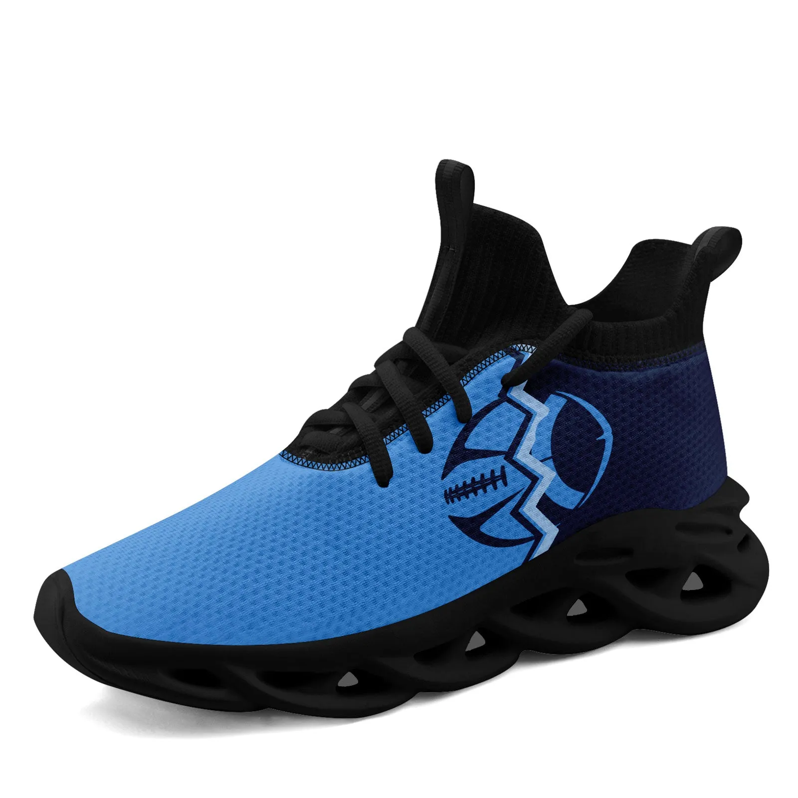 Custom Deep Blue Light Blue Tennessee MaxSoul Shoes and Hat Combo Offer Personalized Combo ZH-D028017-32