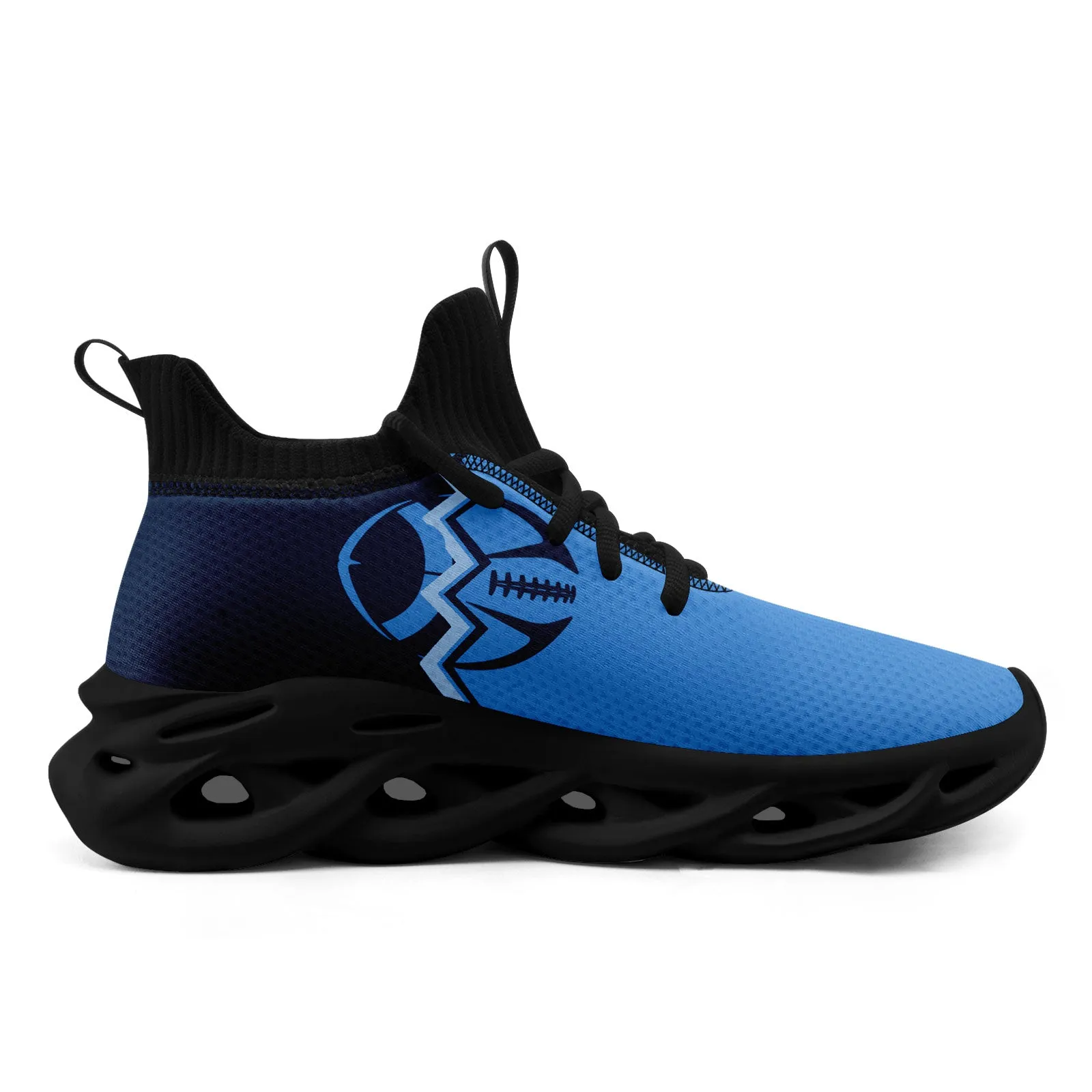 Custom Deep Blue Light Blue Tennessee MaxSoul Shoes and Hat Combo Offer Personalized Combo ZH-D028017-32