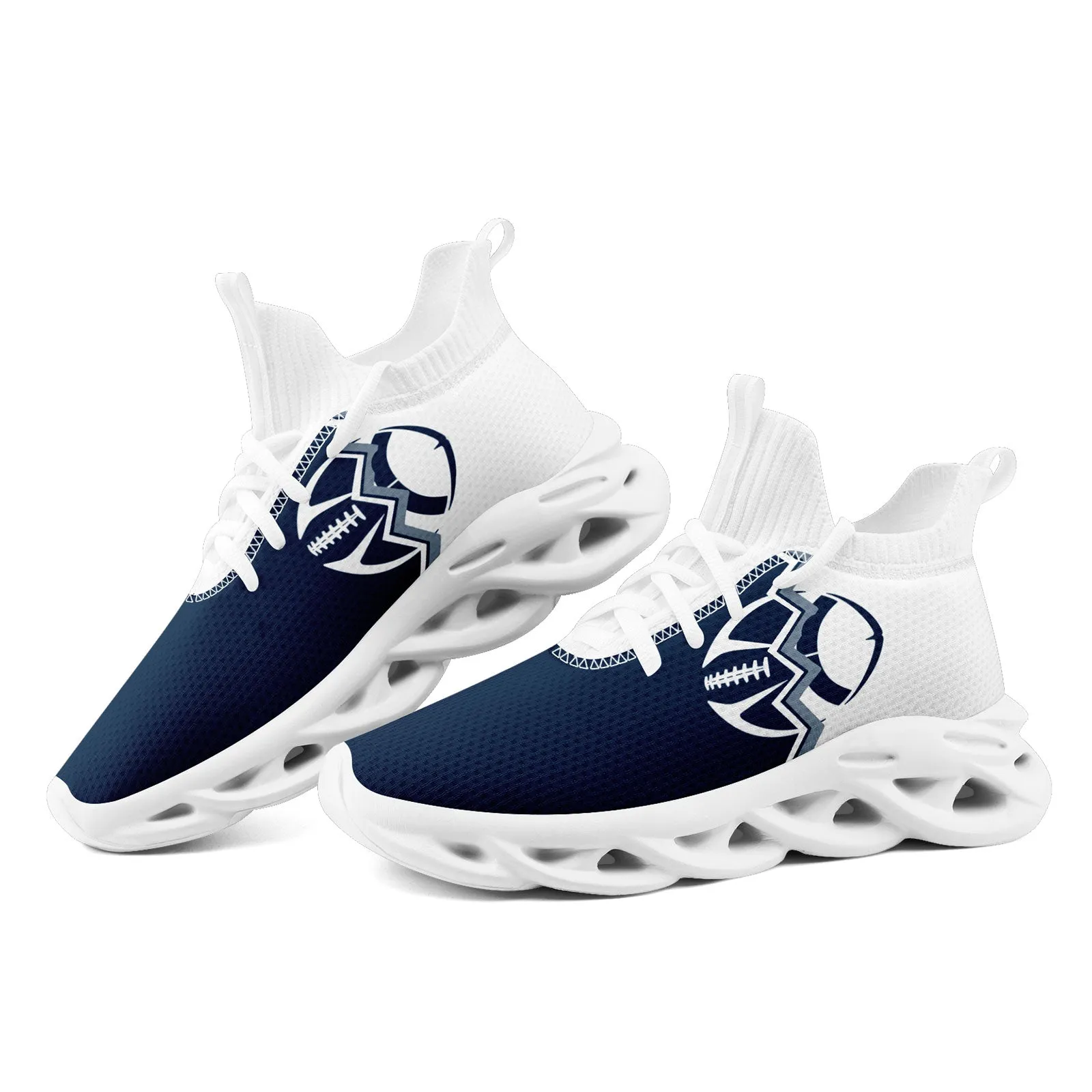 Custom Deep Blue White Texas Maxsoul Shoes Personalized Sneaker FN030A-D028017-5