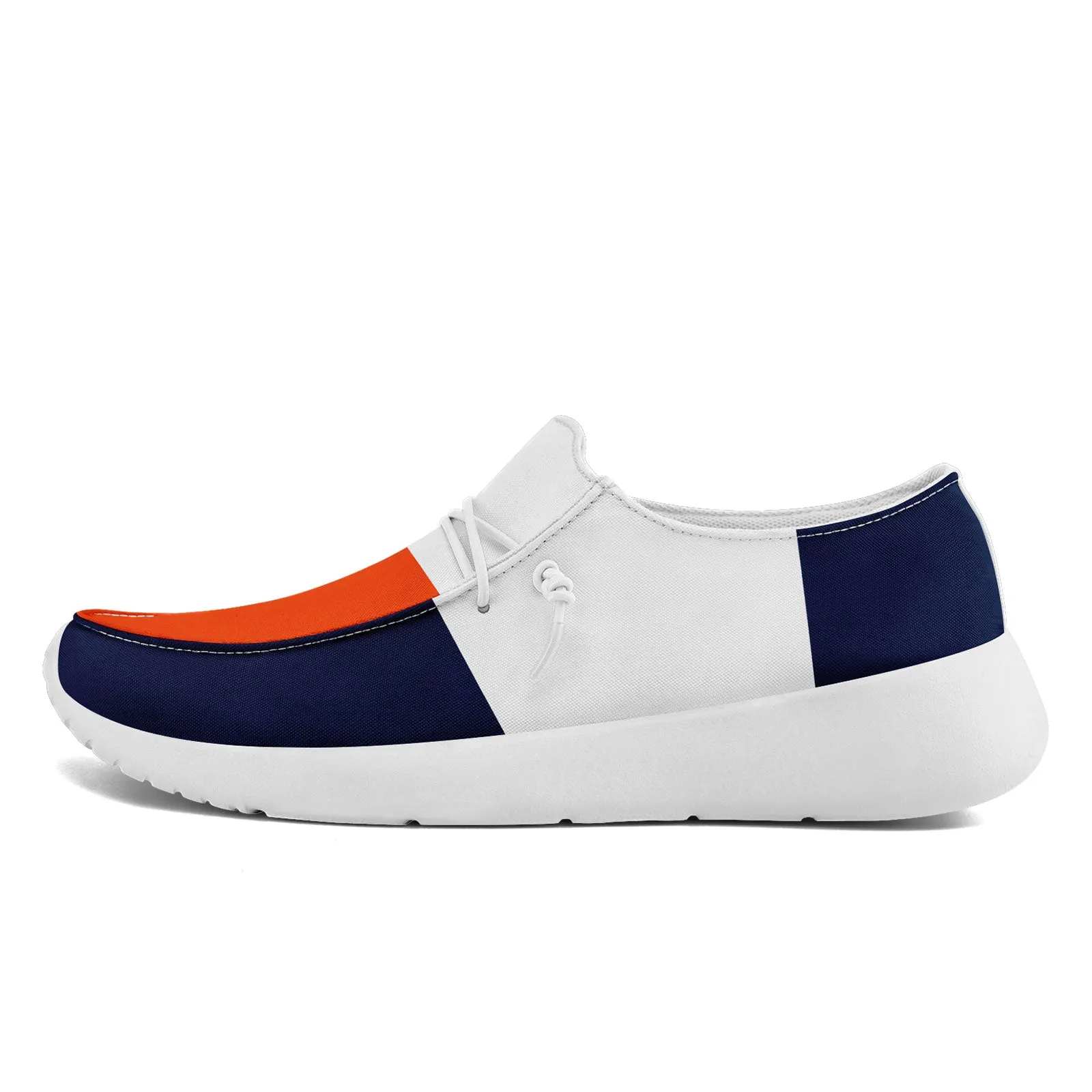 Custom Denver Orange Blue White Shoes Personalized Sneaker FN018-D020278-10