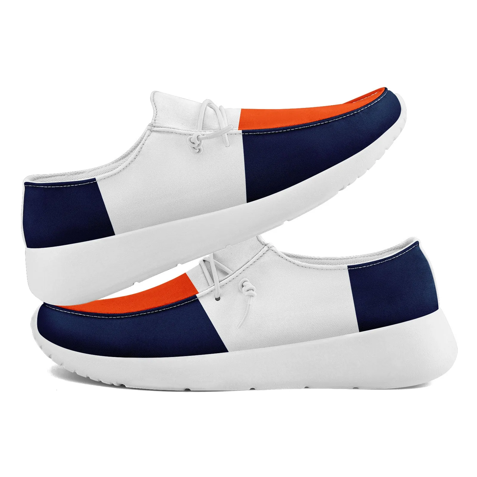 Custom Denver Orange Blue White Shoes Personalized Sneaker FN018-D020278-10