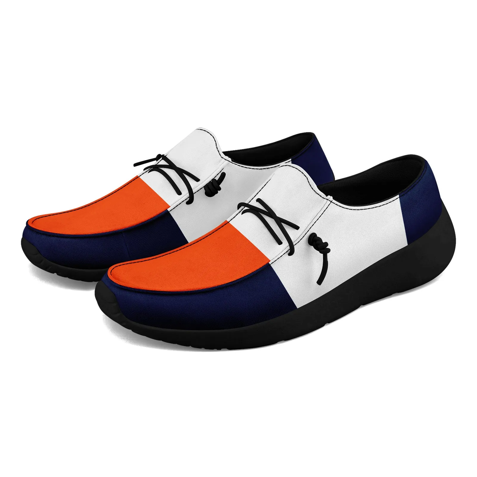 Custom Denver Orange Blue White Shoes Personalized Sneaker FN018-D020278-10