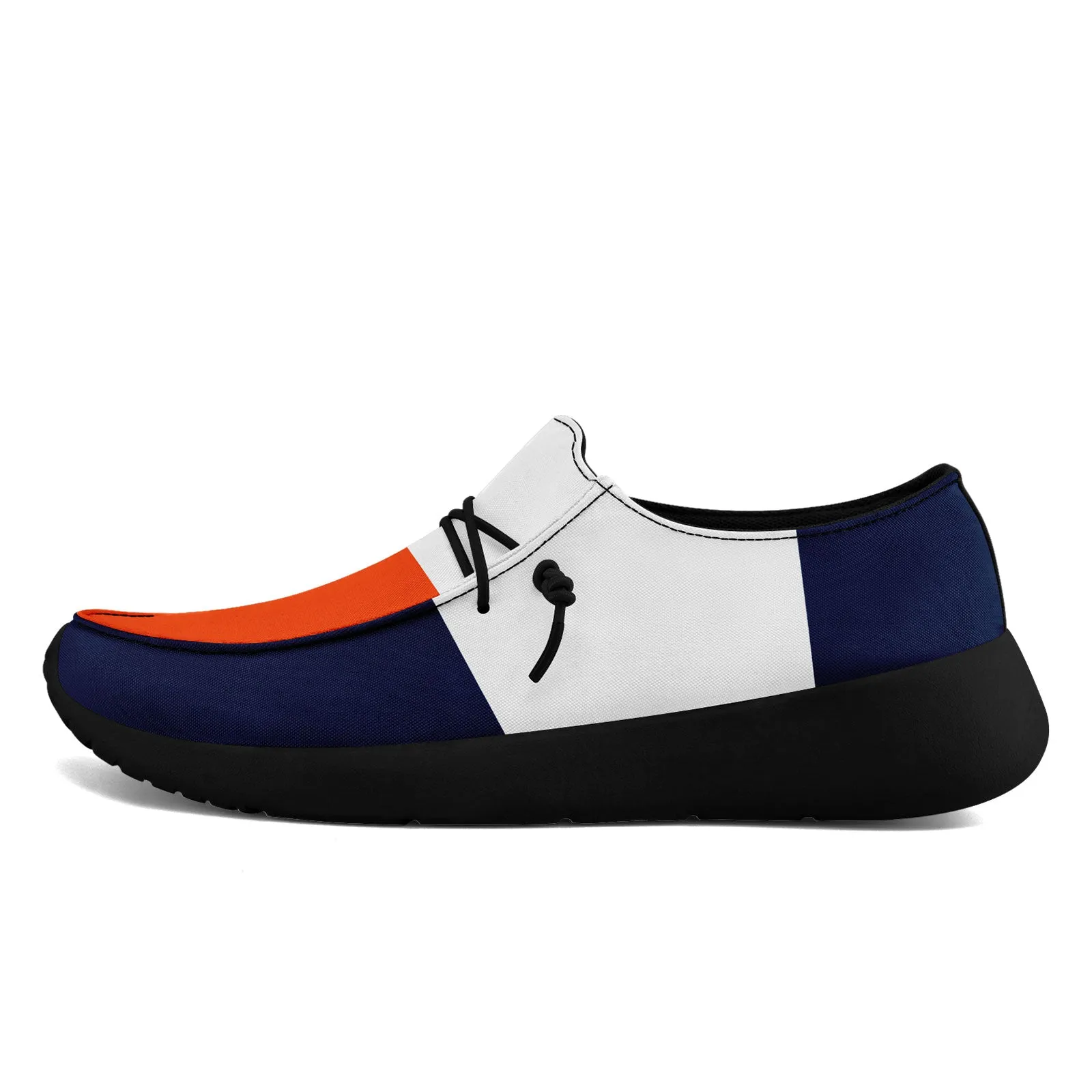 Custom Denver Orange Blue White Shoes Personalized Sneaker FN018-D020278-10