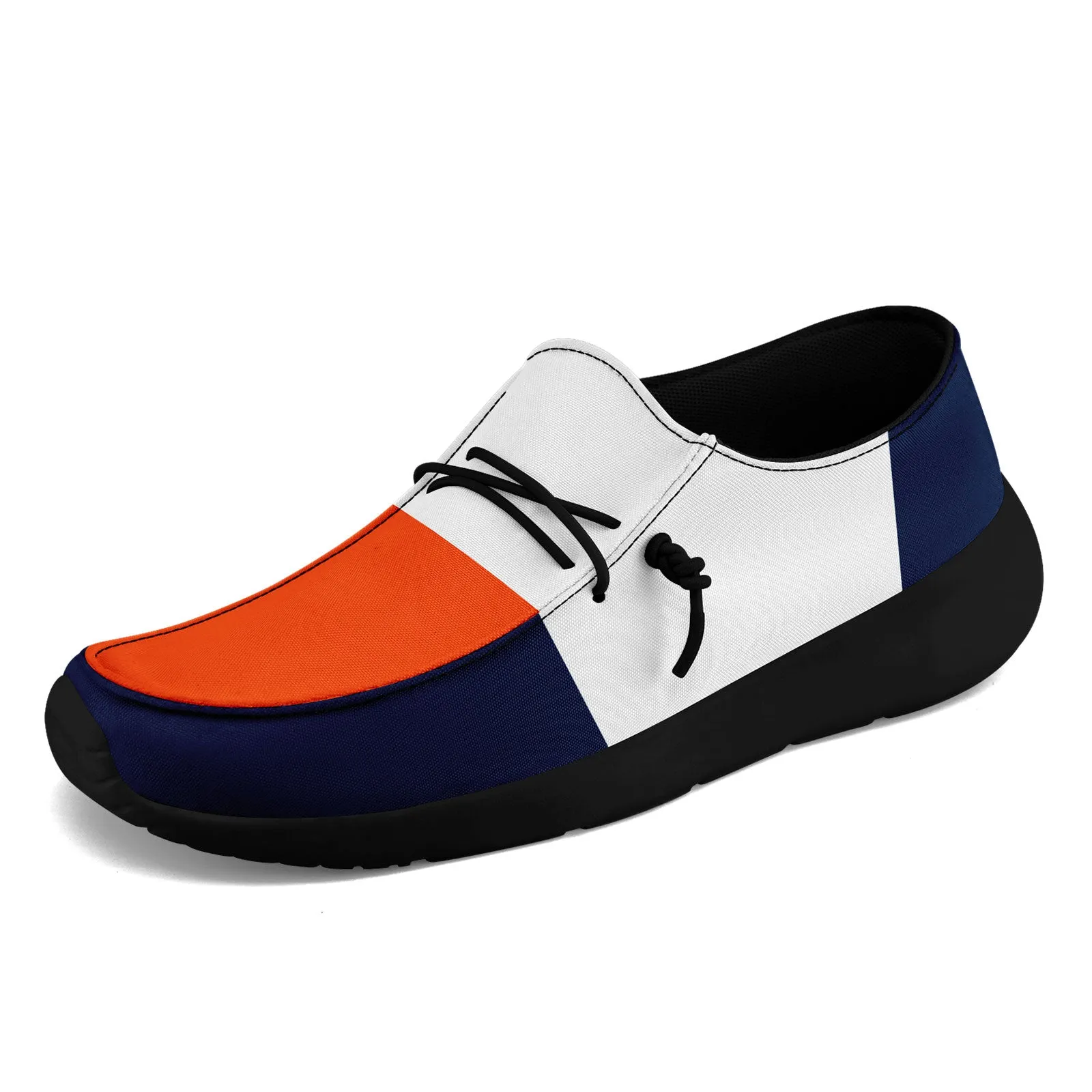 Custom Denver Orange Blue White Shoes Personalized Sneaker FN018-D020278-10