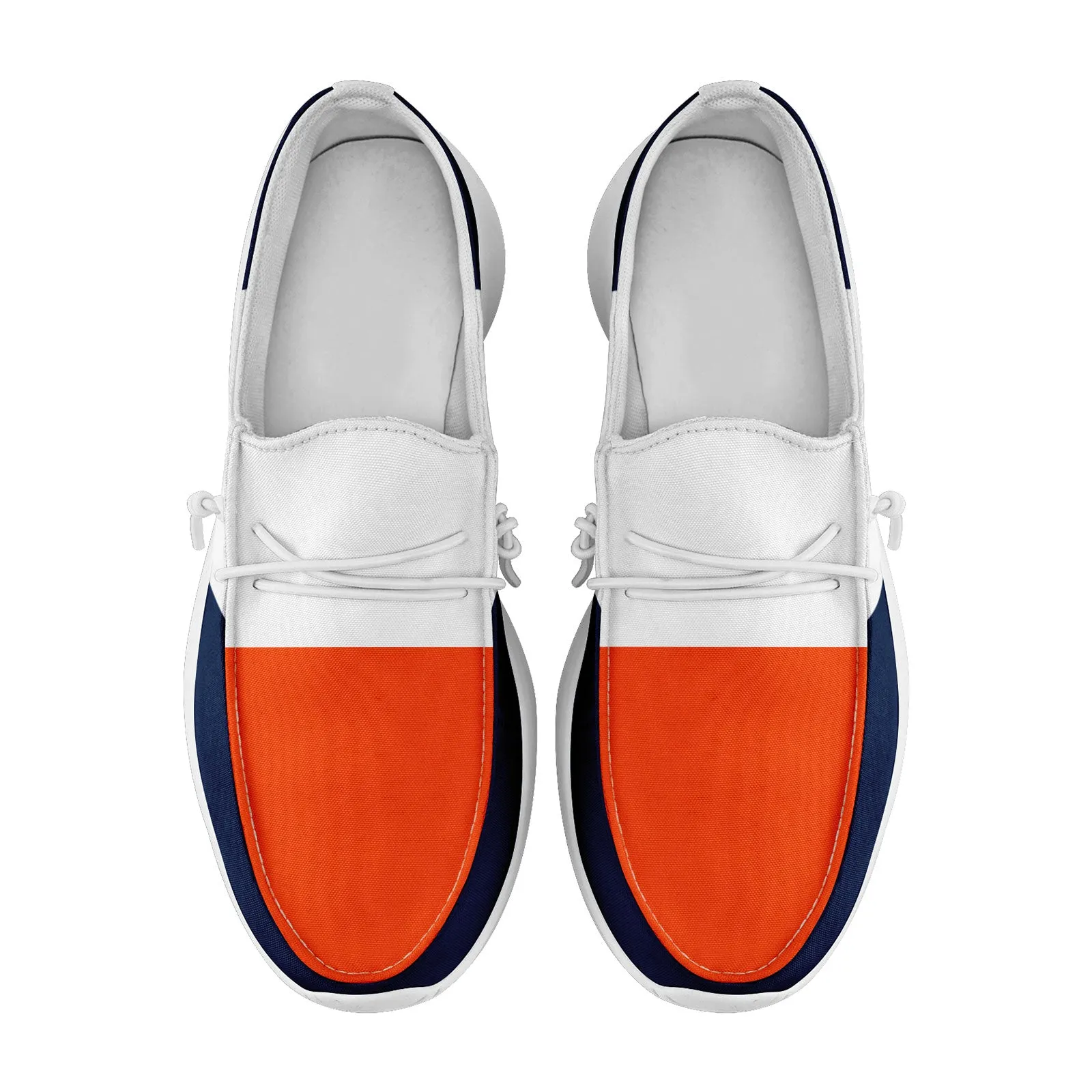 Custom Denver Orange Blue White Shoes Personalized Sneaker FN018-D020278-10