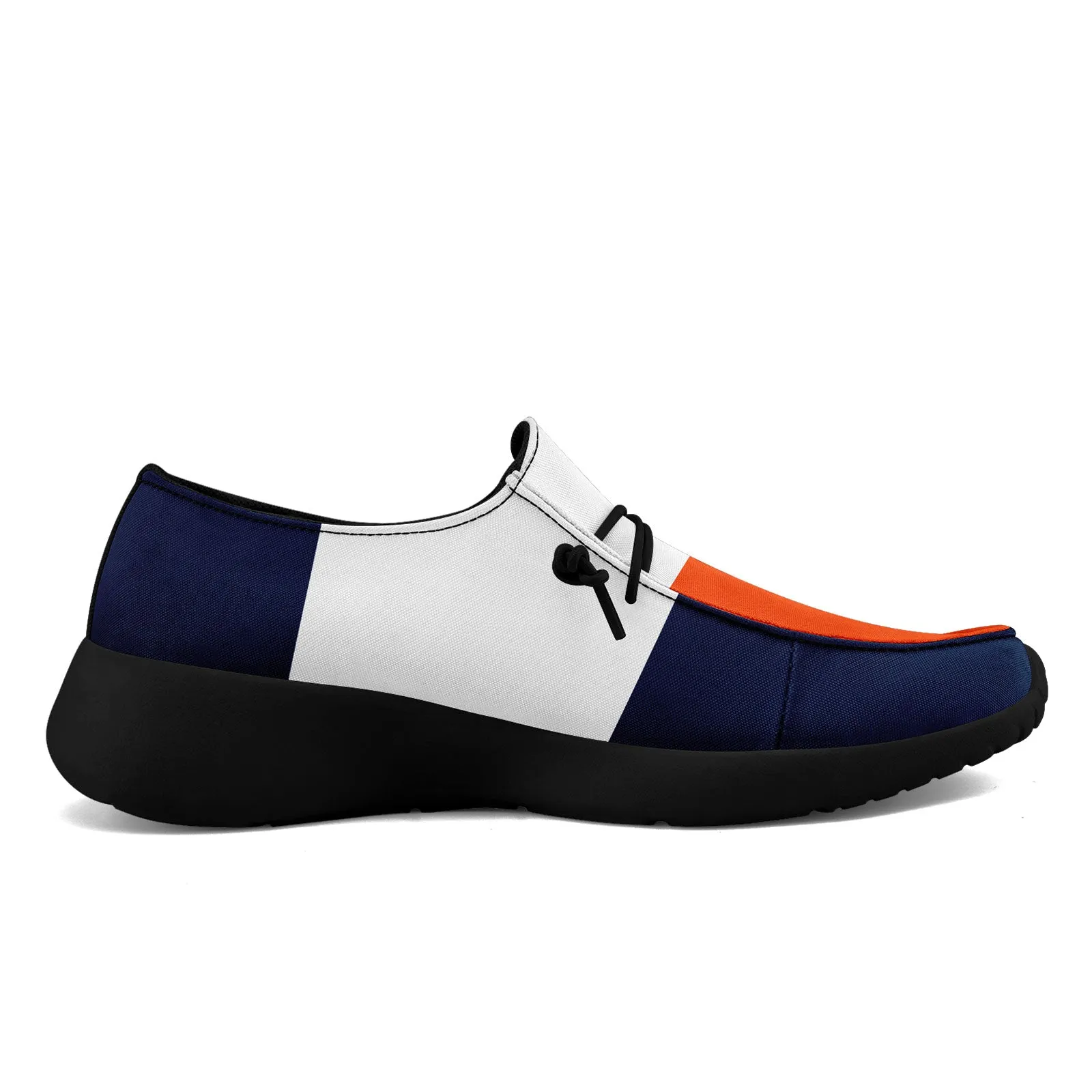 Custom Denver Orange Blue White Shoes Personalized Sneaker FN018-D020278-10