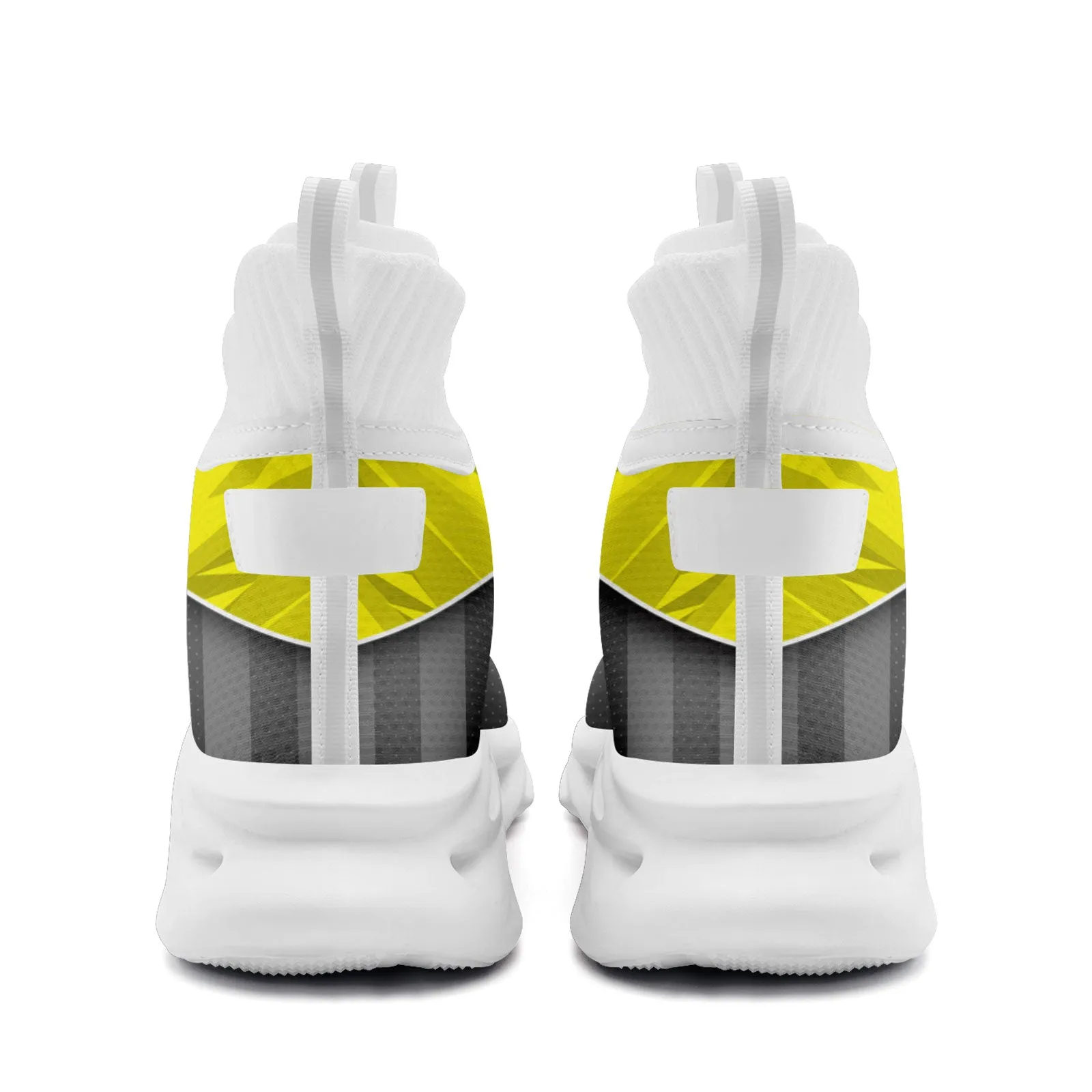 Custom Gray Yellow Maxsoul Shoes Personalized Sneaker FN029A-D020158-9