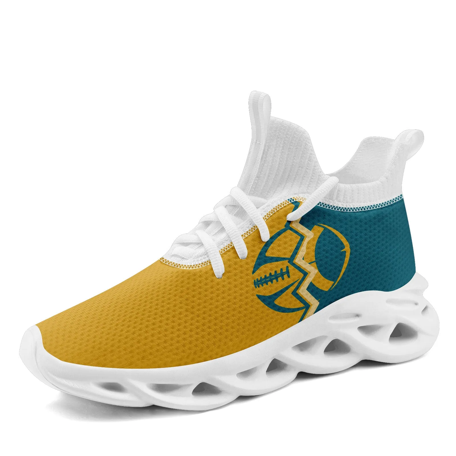 Custom Green Yellow Florida Maxsoul Shoes Personalized Sneaker FN030A-D028017-24