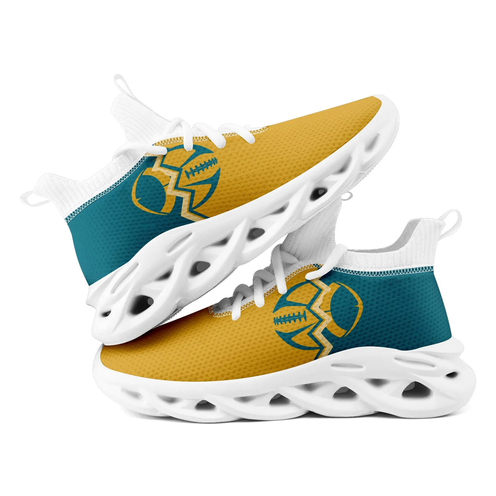 Custom Green Yellow Florida Maxsoul Shoes Personalized Sneaker FN030A-D028017-24