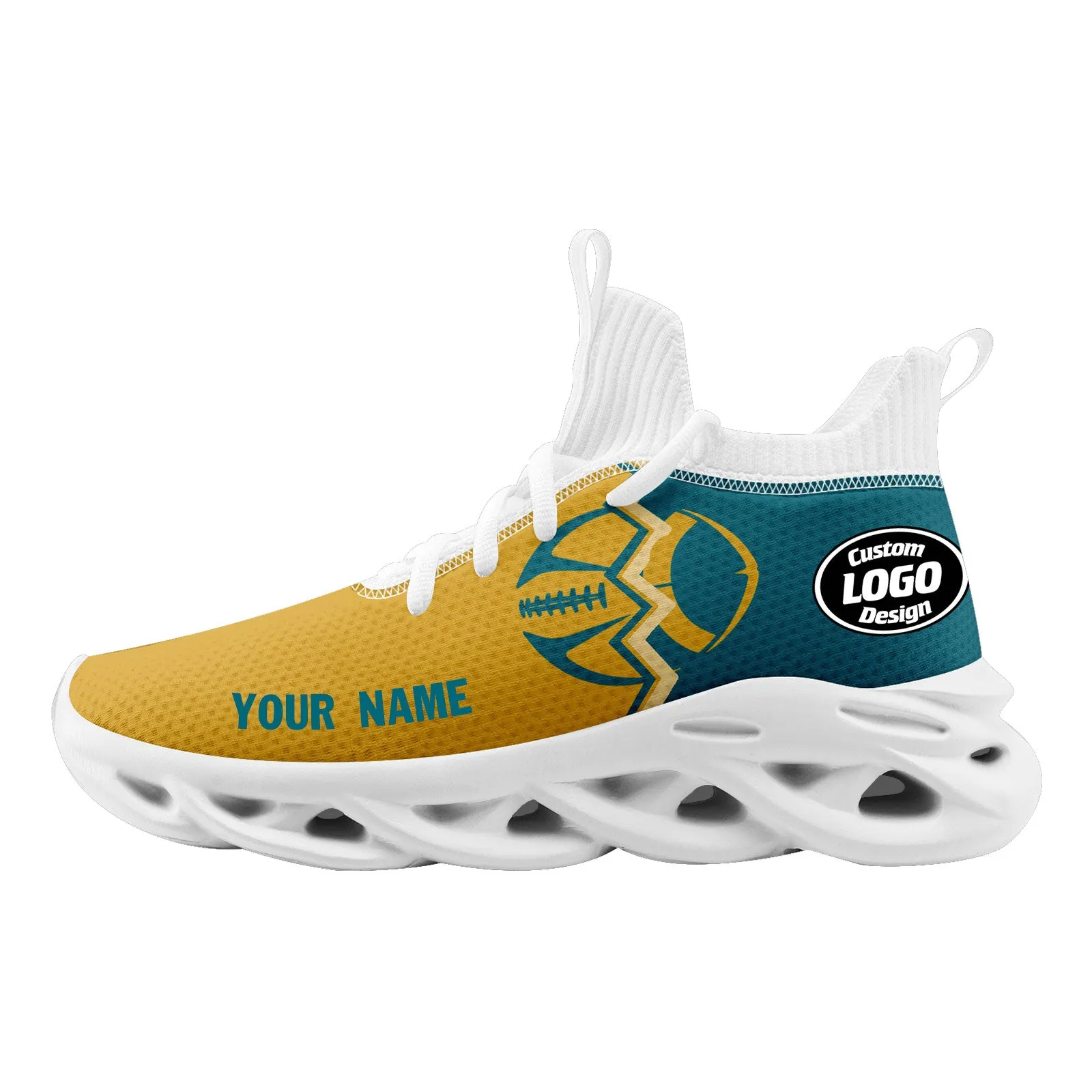 Custom Green Yellow Florida Maxsoul Shoes Personalized Sneaker FN030A-D028017-24