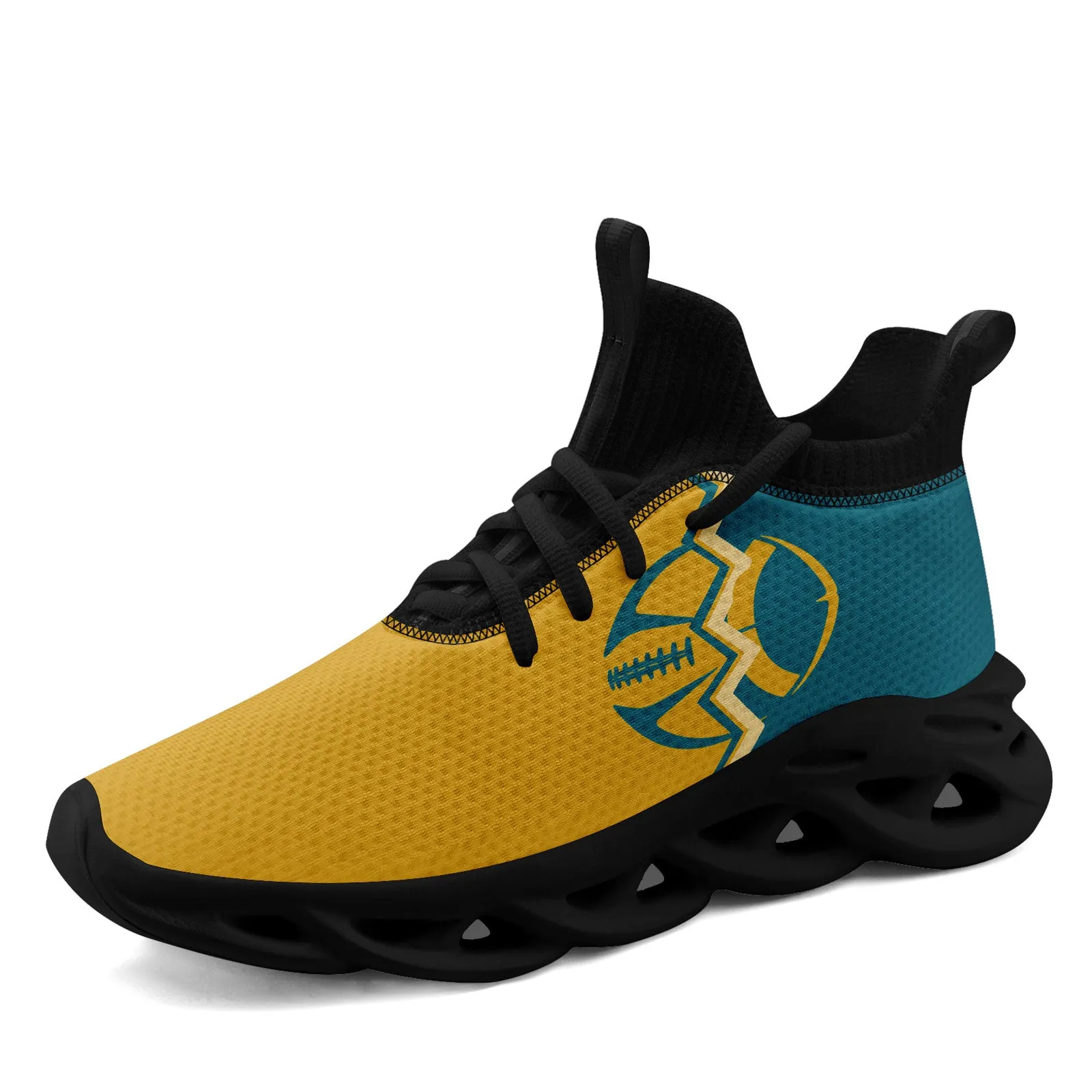 Custom Green Yellow Florida Maxsoul Shoes Personalized Sneaker FN030A-D028017-24