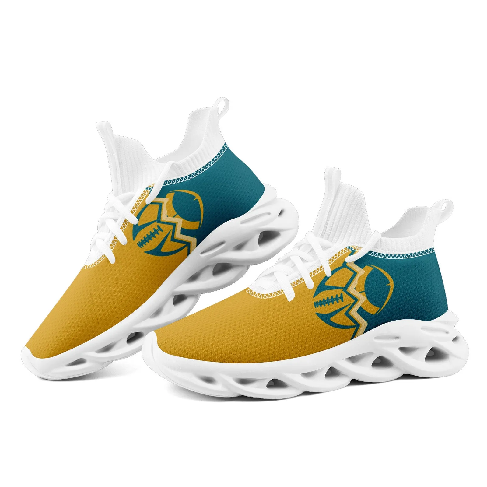 Custom Green Yellow Florida Maxsoul Shoes Personalized Sneaker FN030A-D028017-24